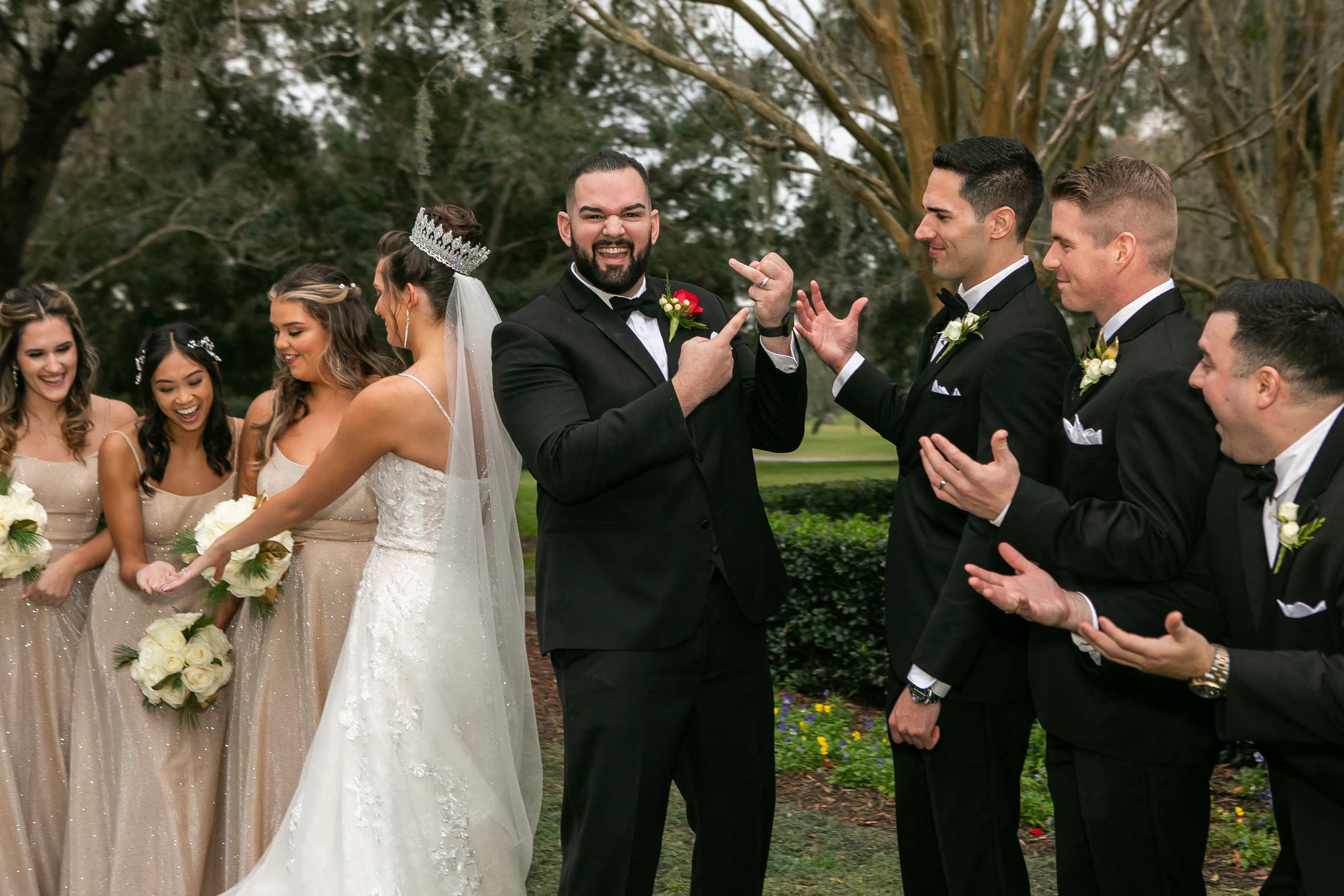 Elegant wedding in Golden Ocala, creating candid photography. Lana Photography — Wedding & Family Photographer in Florida & Beyond