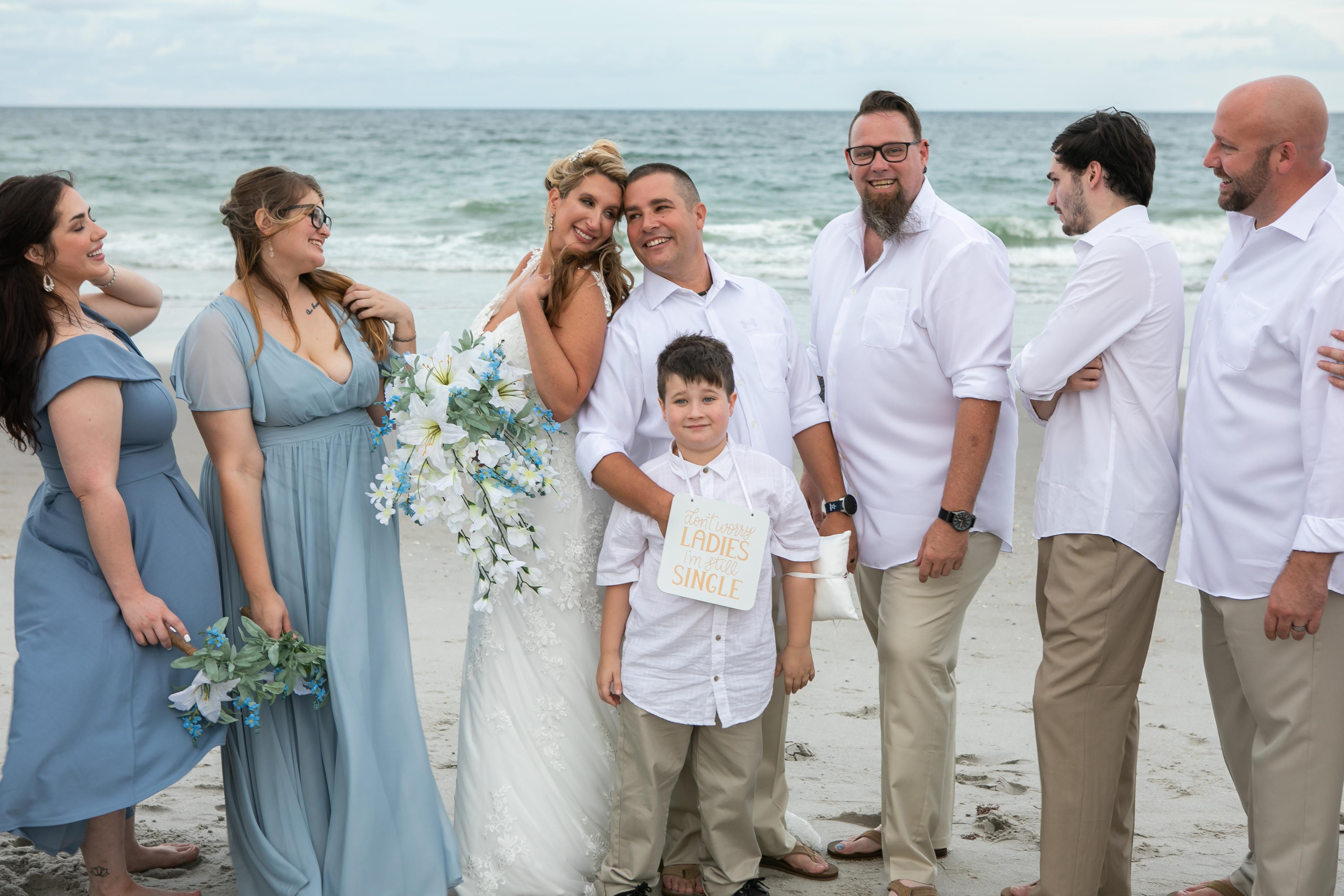 Pelican beach Park,  wedding on the beach. Lana Photography — Wedding & Family Photographer in Florida & Beyond