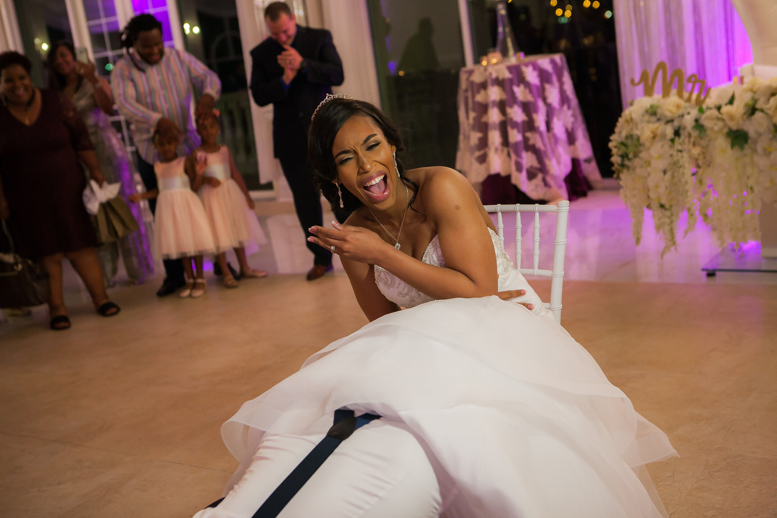 Wedding Reception photography funny wedding photos. Lana Photography — Wedding & Family Photographer in Florida & Beyond