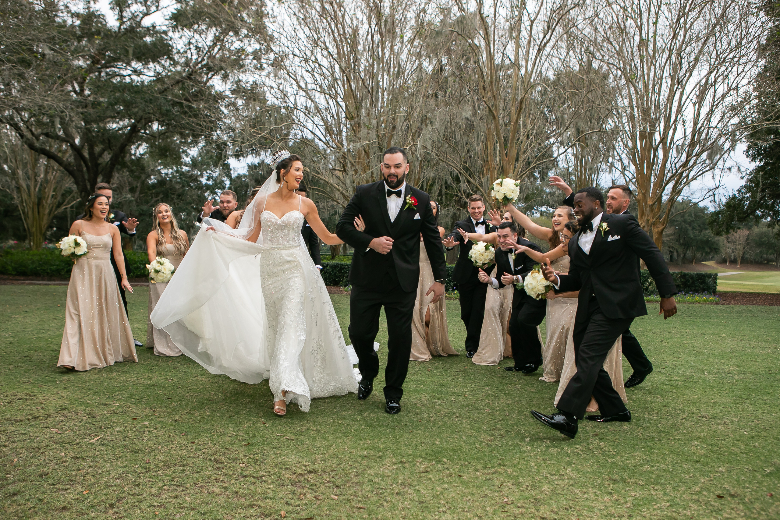 Elegant wedding in Golden Ocala, creating candid photography. Lana Photography — Wedding & Family Photographer in Florida & Beyond