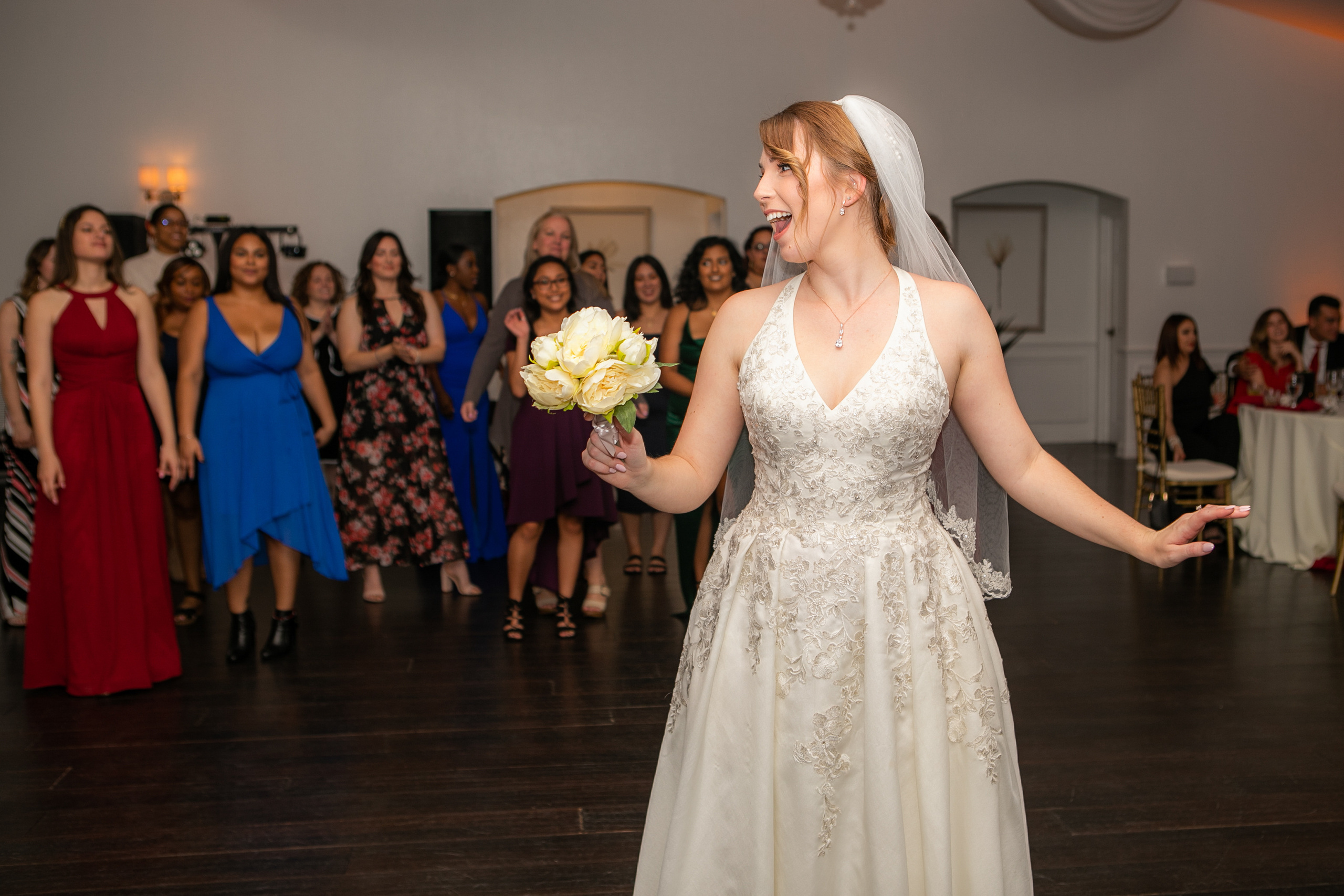 Wedding in the Royal St. Cloud Golf Links genuine moments. Lana Photography — Wedding & Family Photographer in Florida & Beyond