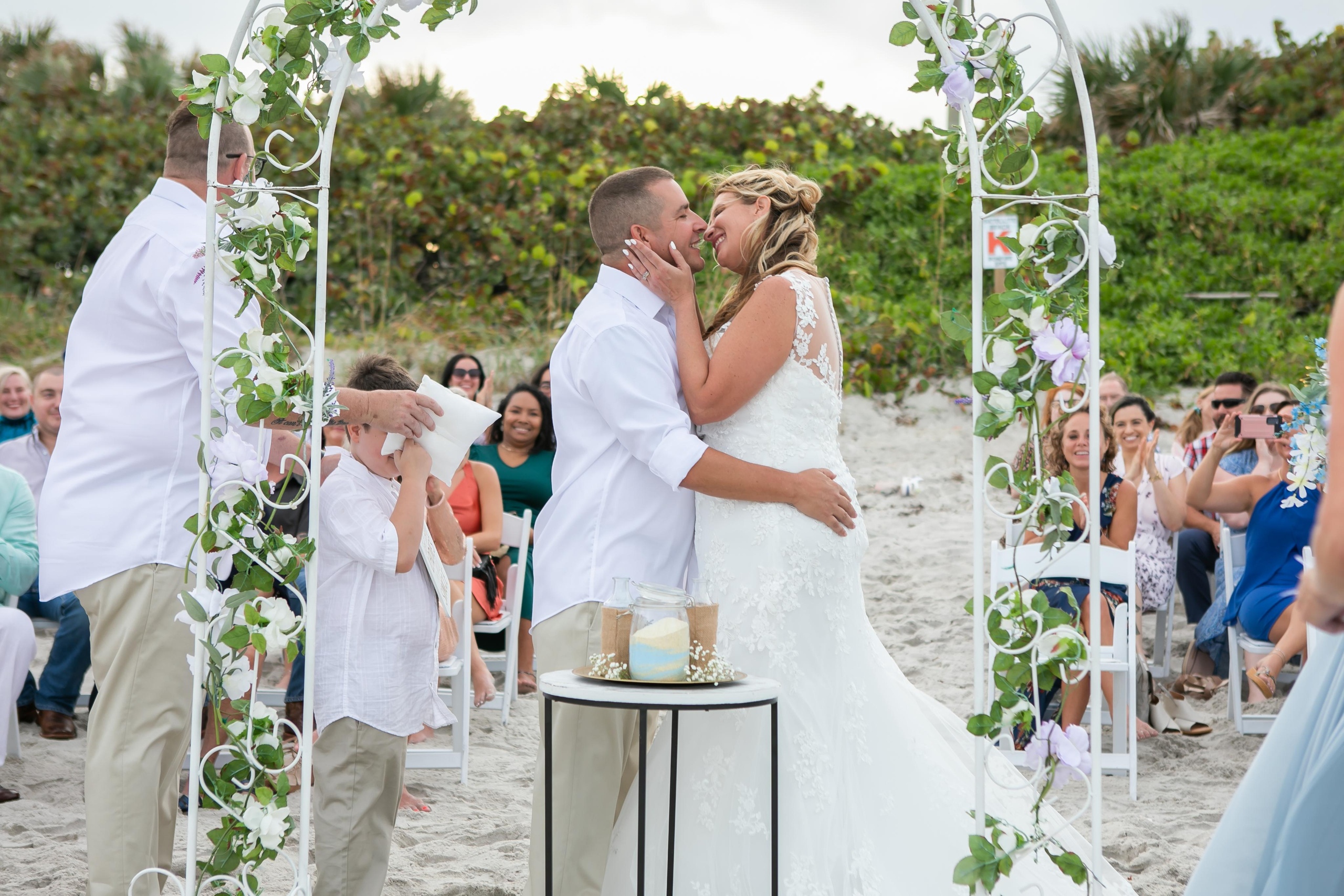 Pelican beach Park,  wedding on the beach. Lana Photography — Wedding & Family Photographer in Florida & Beyond