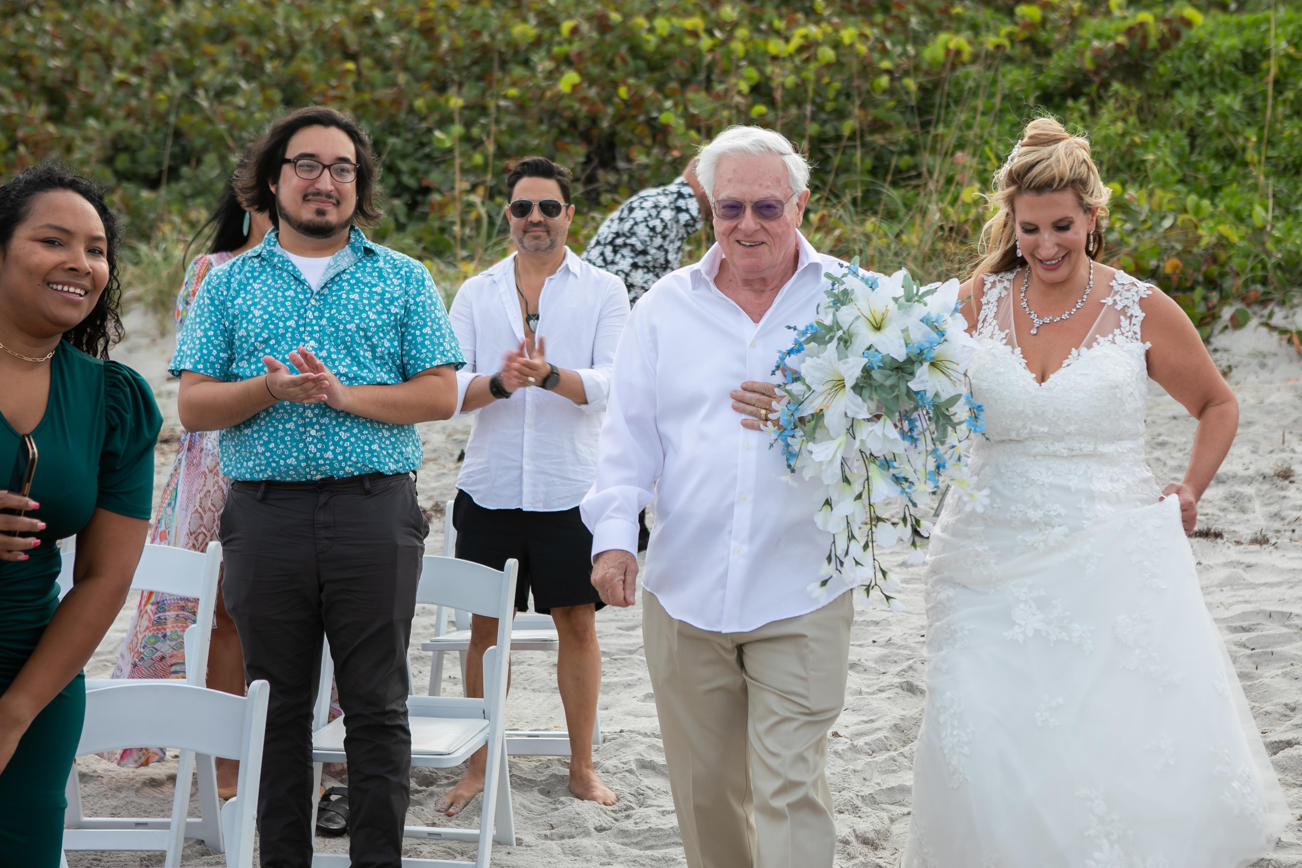 Pelican beach Park,  wedding on the beach. Lana Photography — Wedding & Family Photographer in Florida & Beyond
