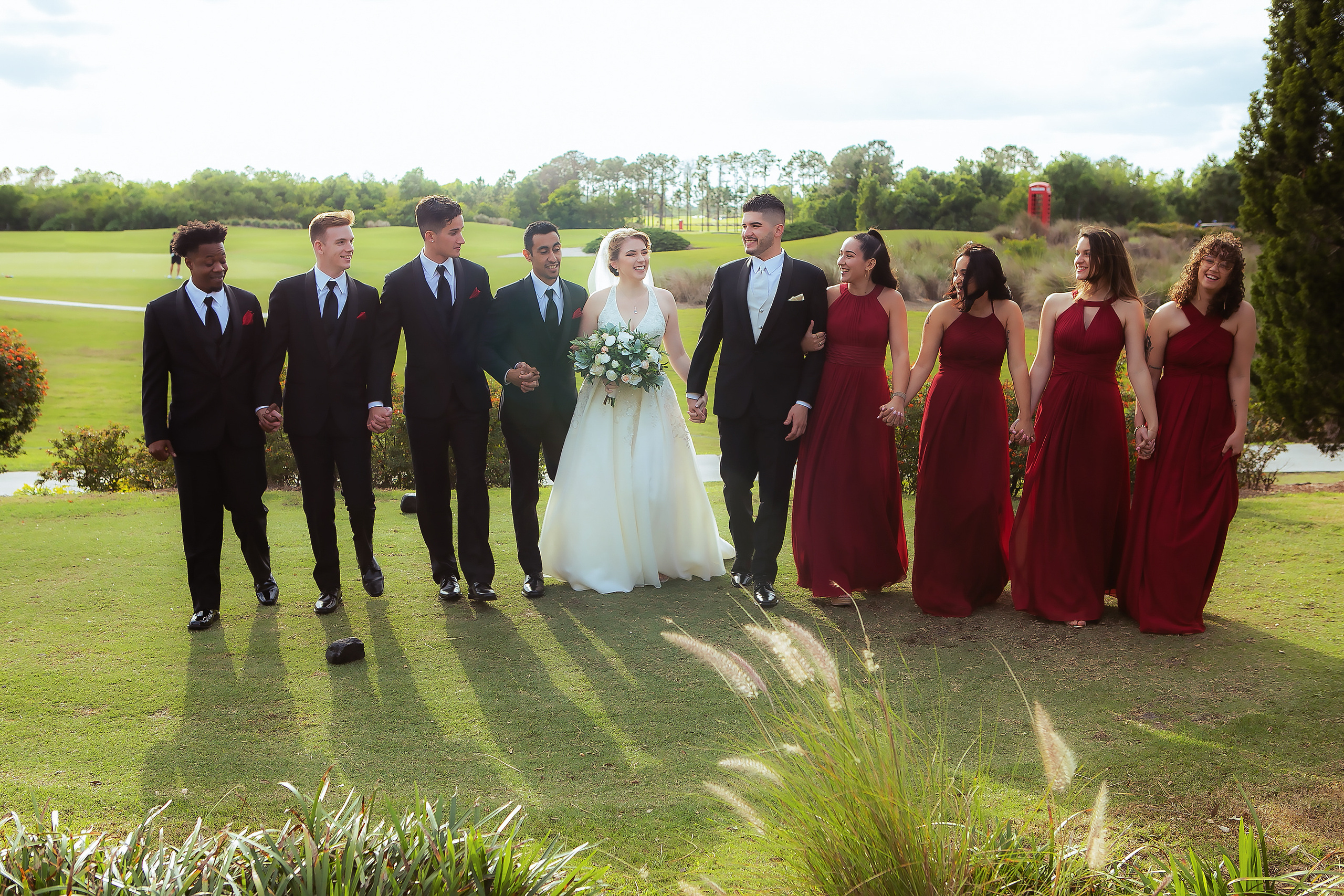 Wedding in the Royal St. Cloud Golf Links genuine moments. Lana Photography — Wedding & Family Photographer in Florida & Beyond