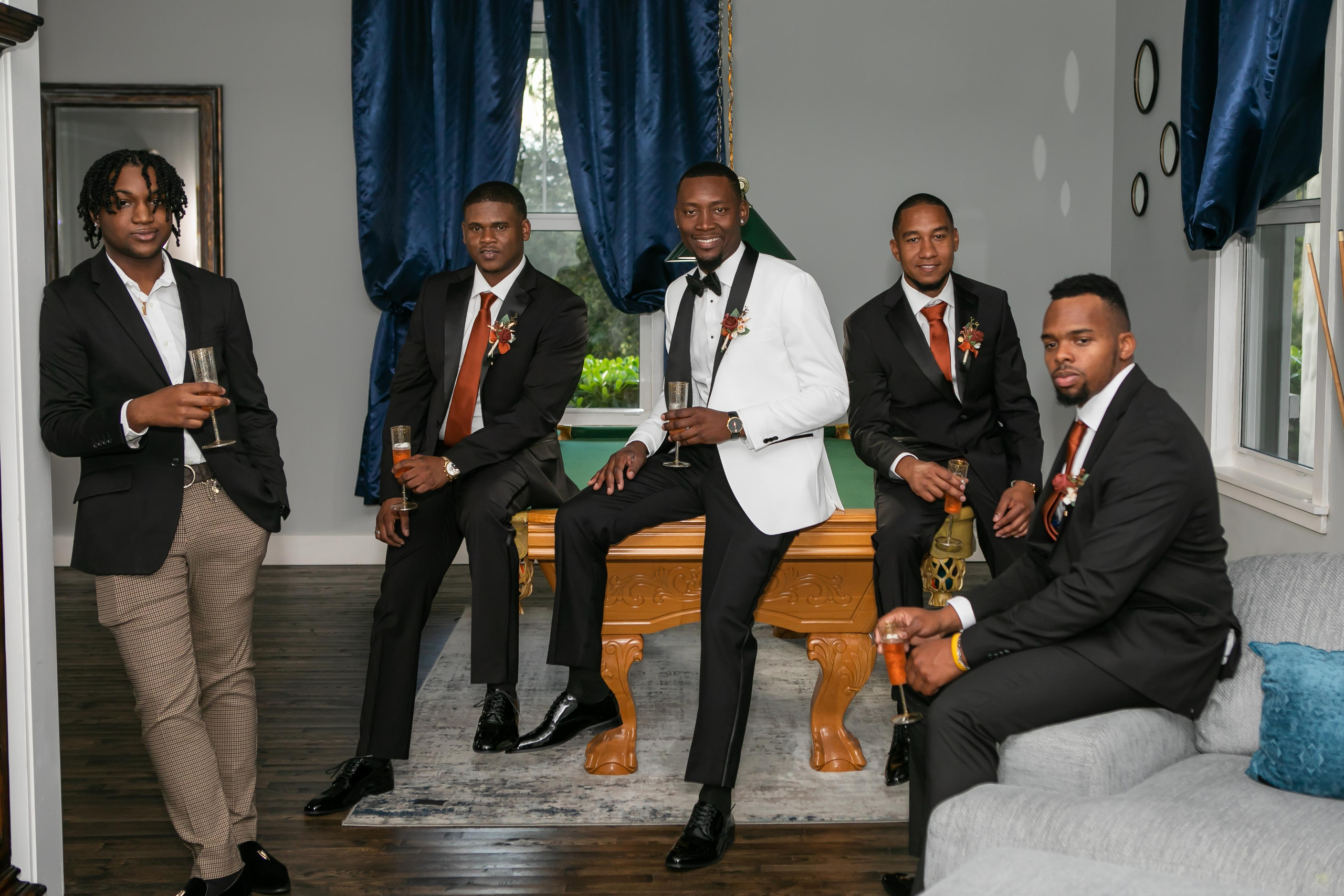 Groom & Groomsmen Photography | Orlando Wedding Moments. Lana Photography — Wedding & Family Photographer in Florida & Beyond