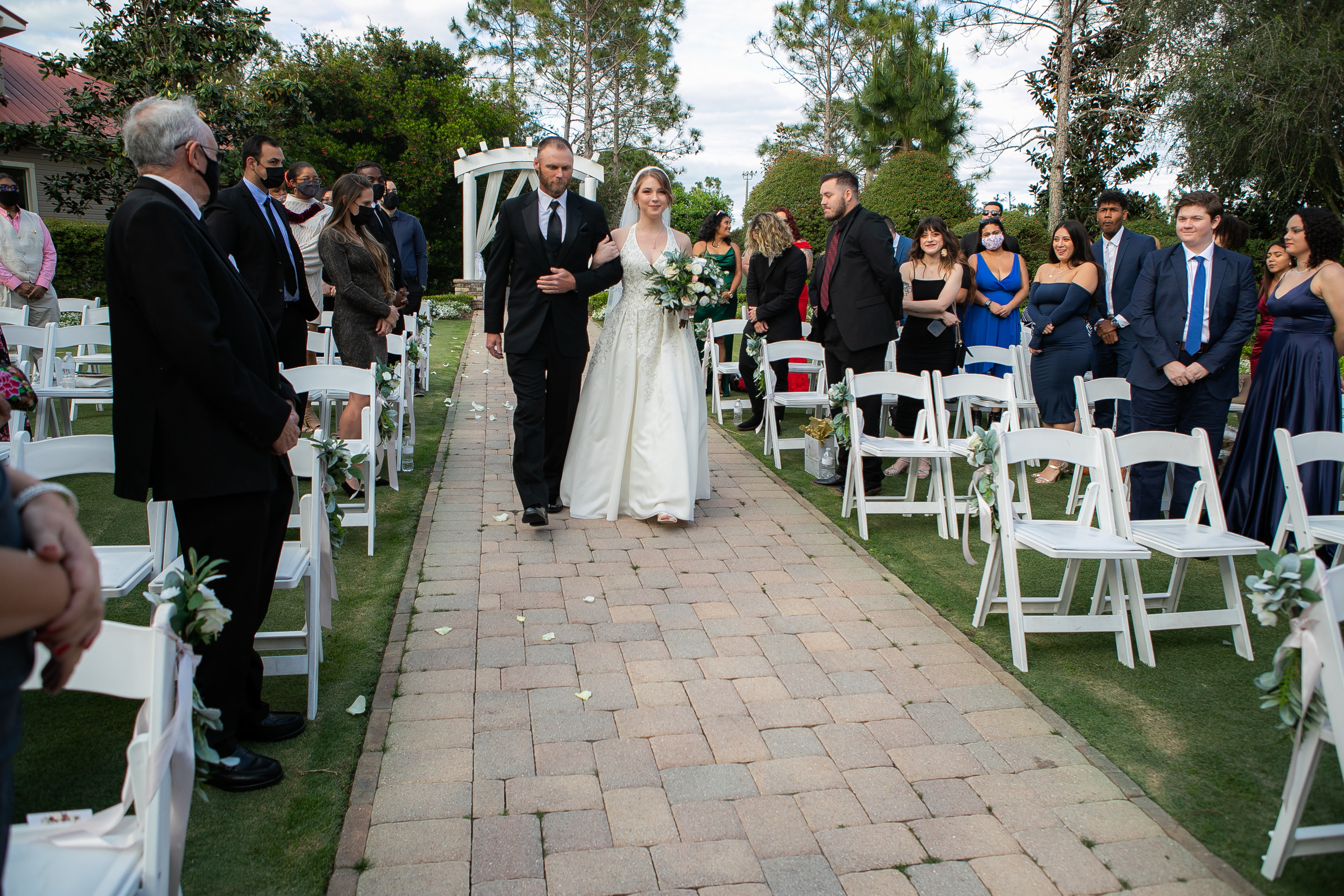 Wedding in the Royal St. Cloud Golf Links genuine moments. Lana Photography — Wedding & Family Photographer in Florida & Beyond