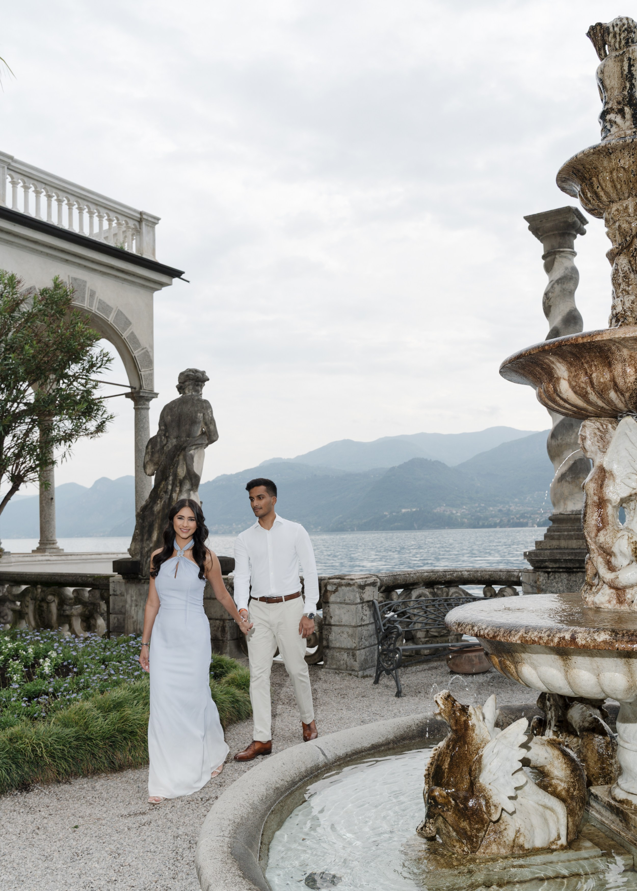Villa Monastero Secret Proposal. Proposal Photographer in Lake Como