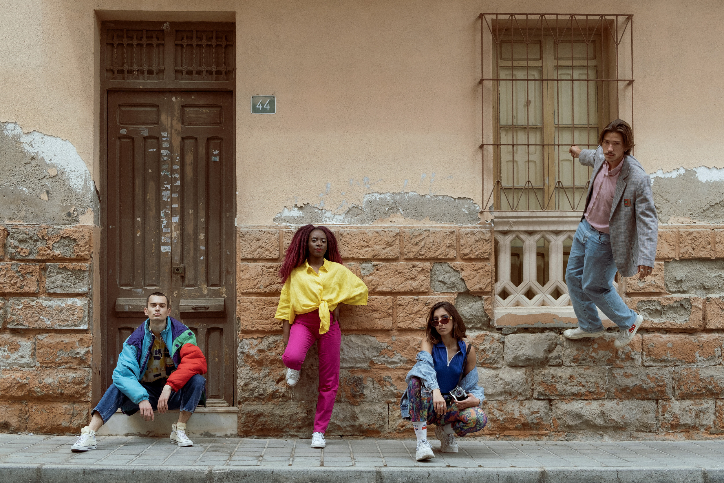 Photoshoot for a vintage clothing store in Spain