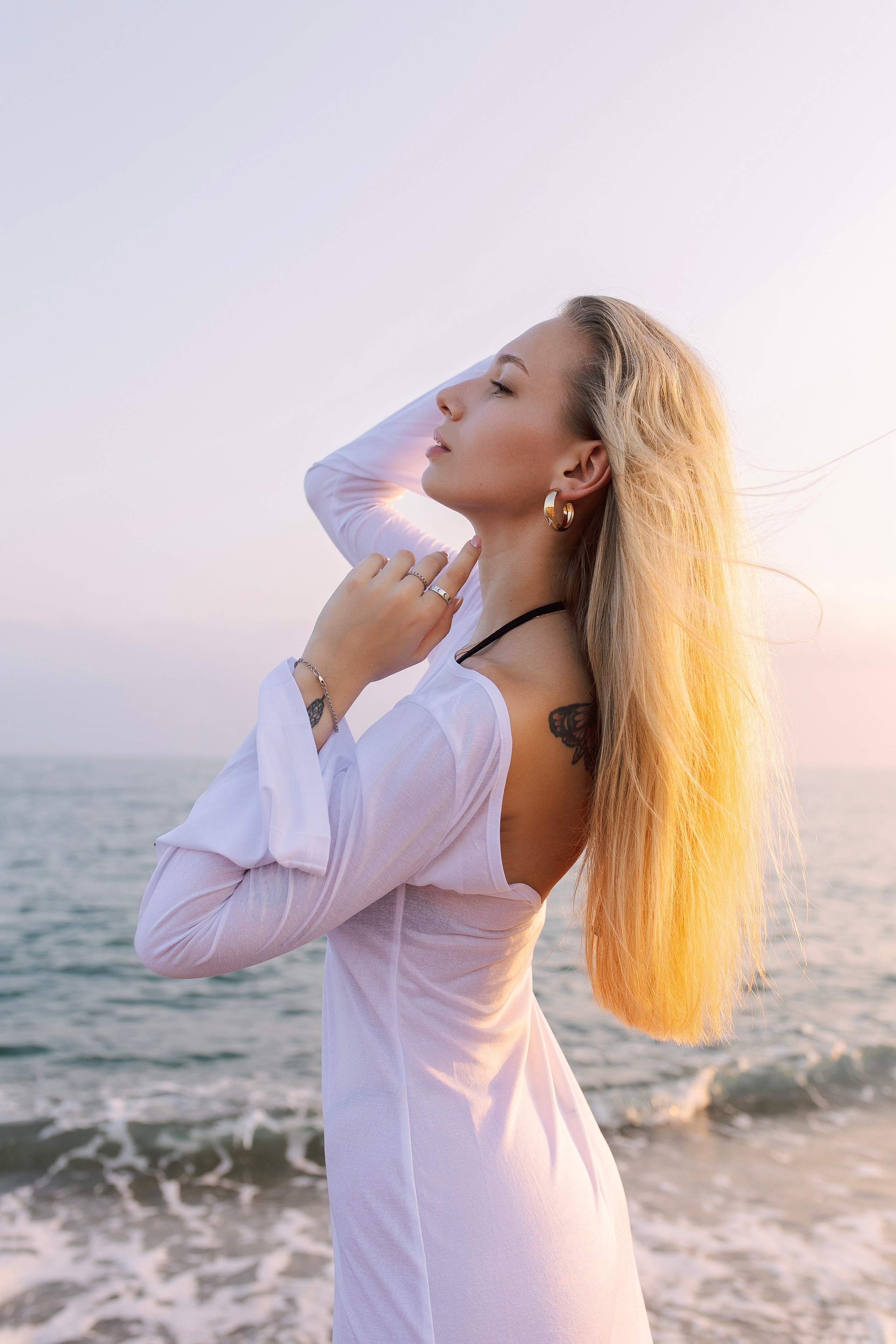 Sunset. Individual photo session on the beach in Side…. Professional Photographer in Alanya, Side, Belek | Alsu Develi  Wedding, Family and portrait photo sessions