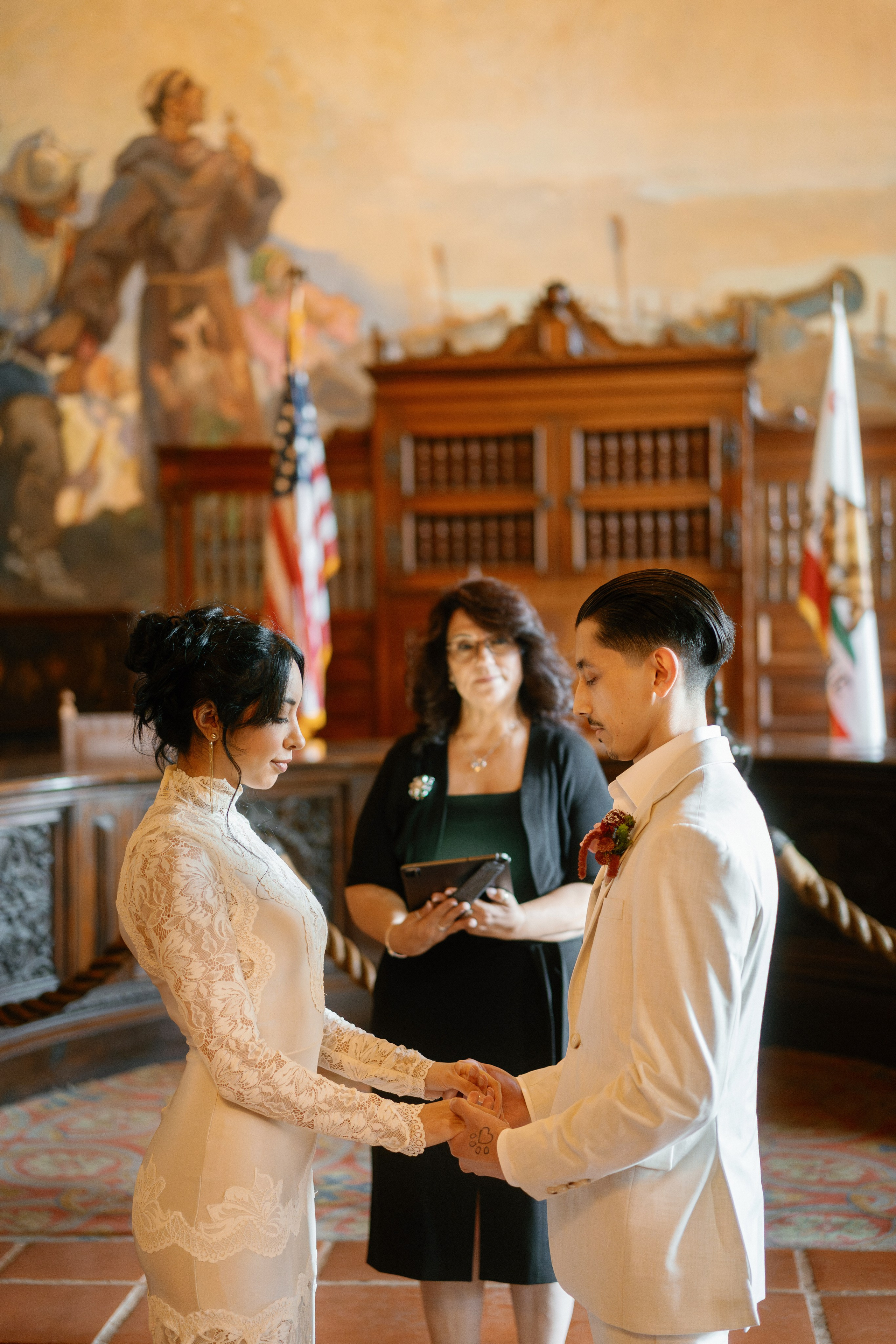 Intimate Wedding in Santa Barbara. Wedding Photography & Videography Team in California, Los Angeles, San Francisco, San Diego and Travel