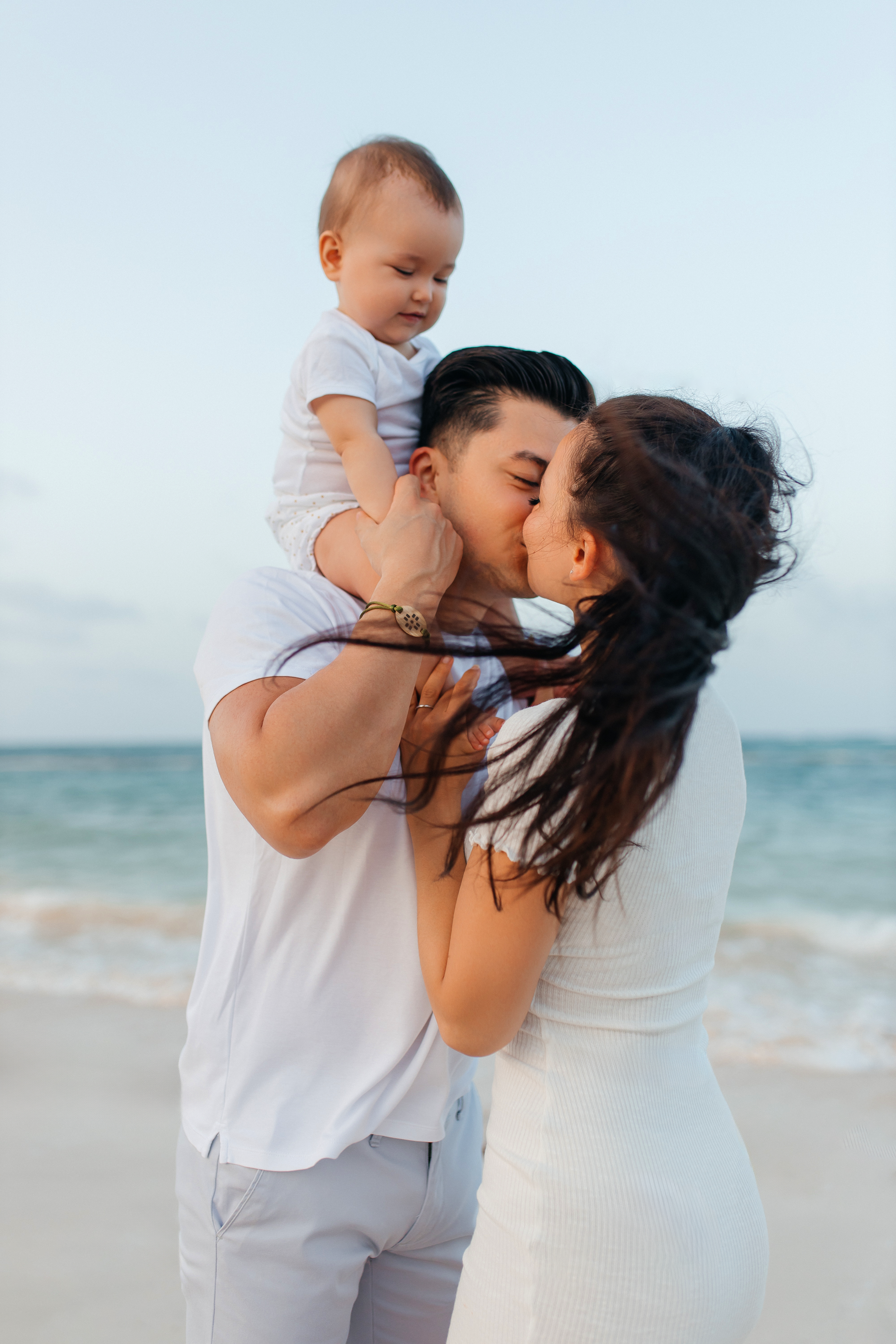 Family Sunset. Photographer in Punta Cana Anni Robles