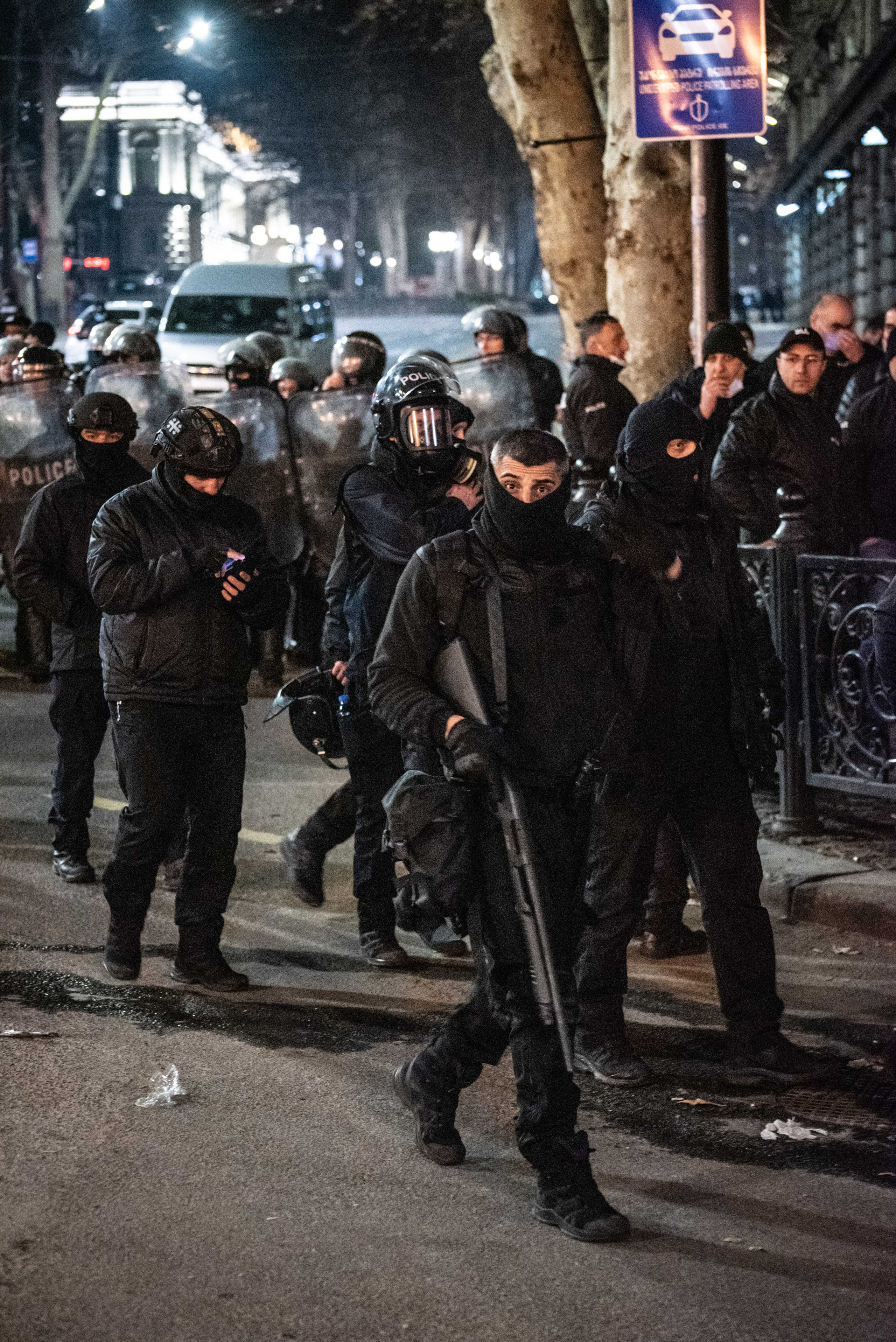 Photojournalism. Photographer in Tbilisi