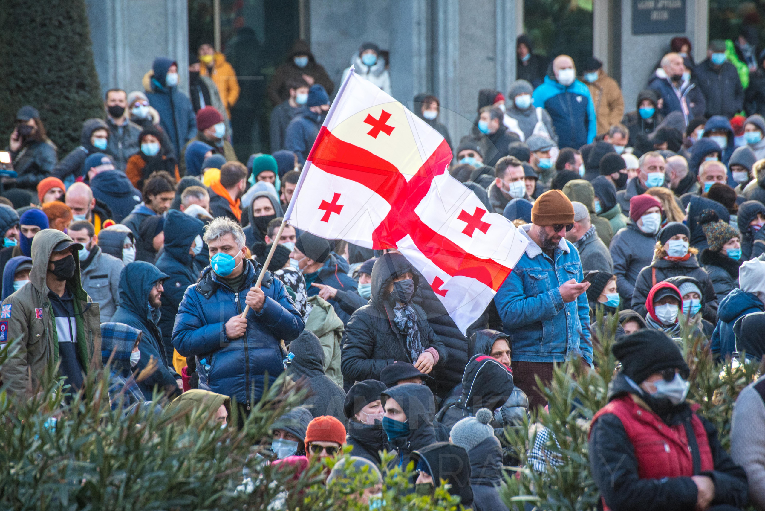 Photojournalism. Photographer in Tbilisi