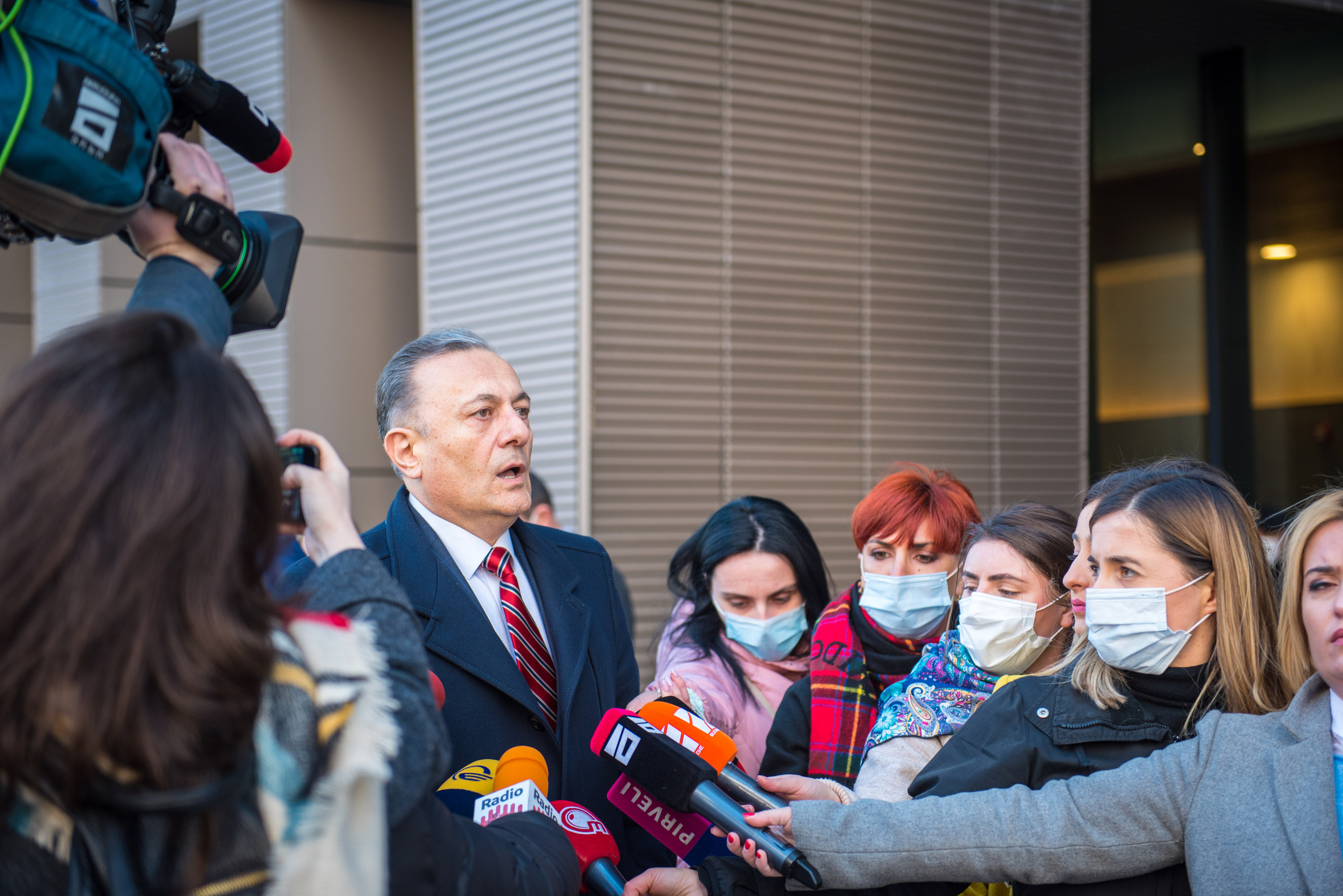 Photojournalism. Photographer in Tbilisi