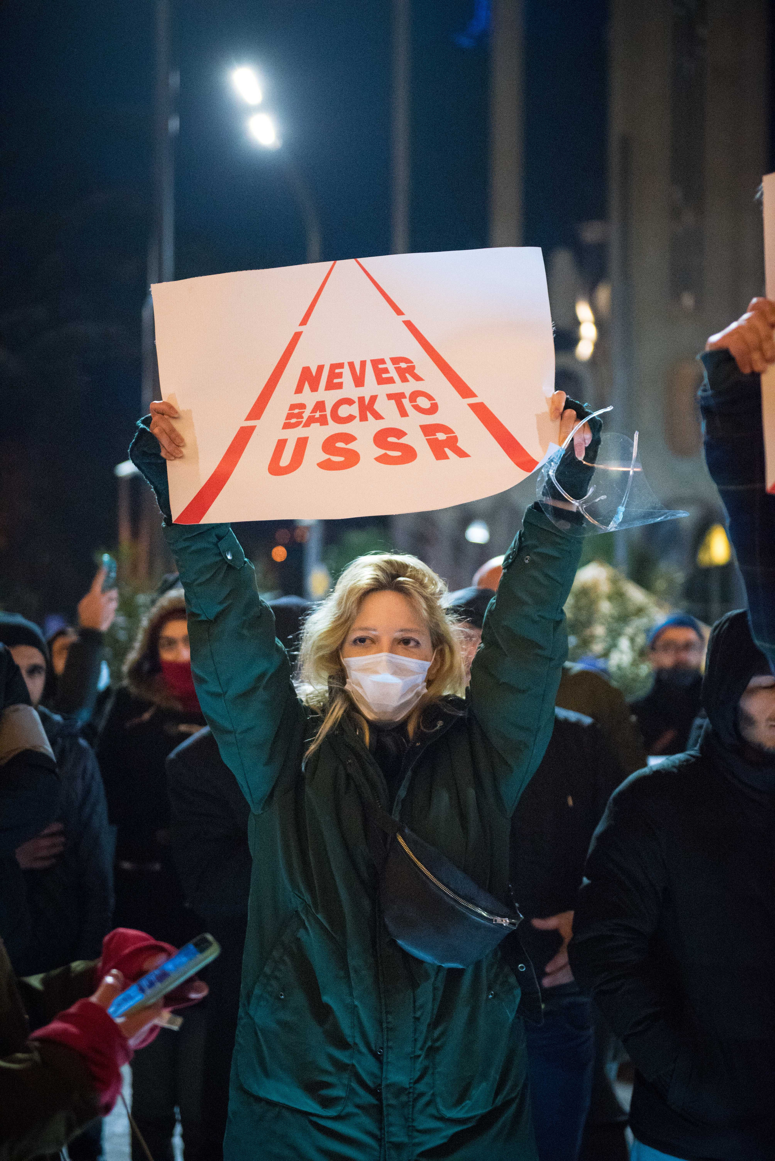 Photojournalism. Photographer in Tbilisi