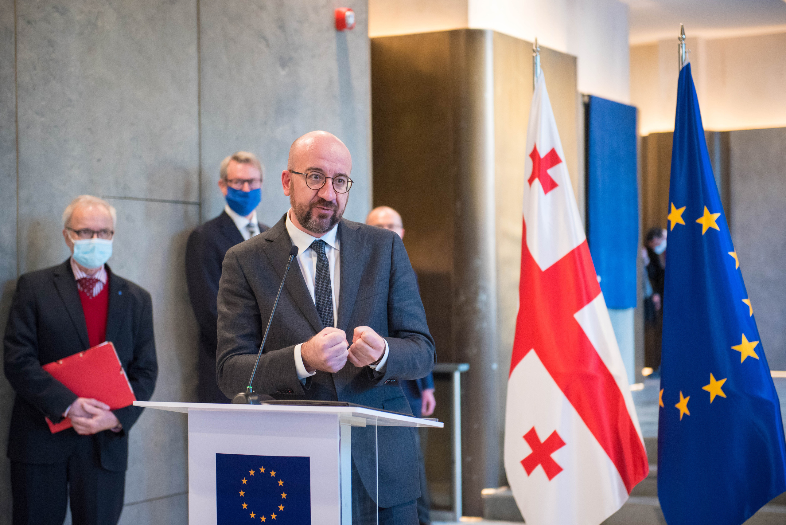 Photojournalism. Photographer in Tbilisi