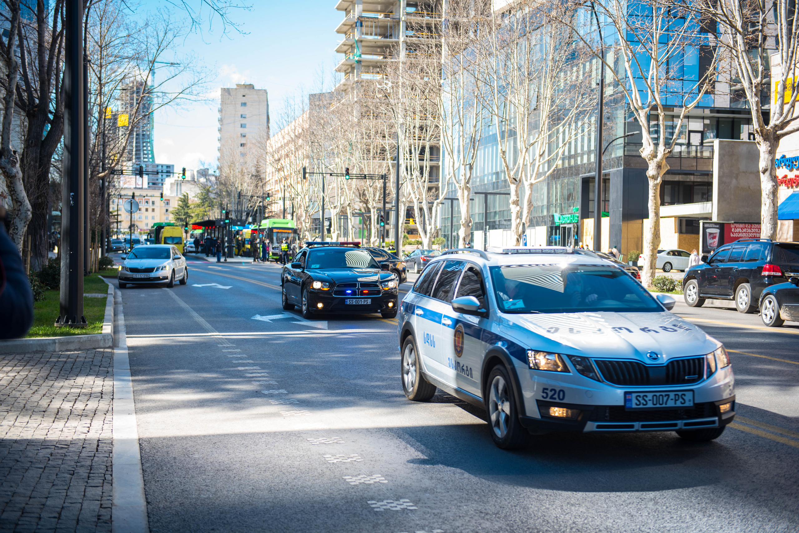 Photojournalism. Photographer in Tbilisi