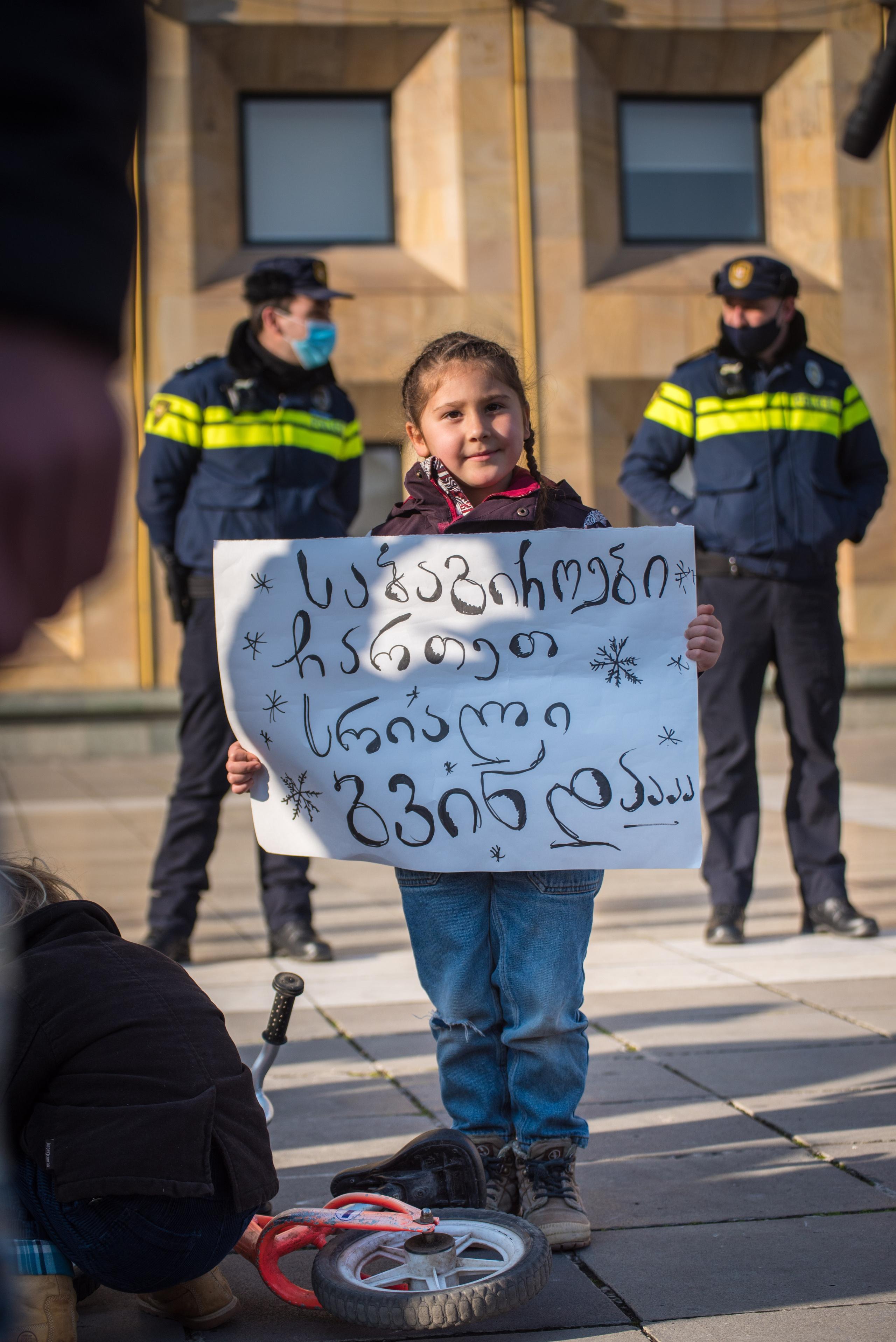 Photojournalism. Photographer in Tbilisi