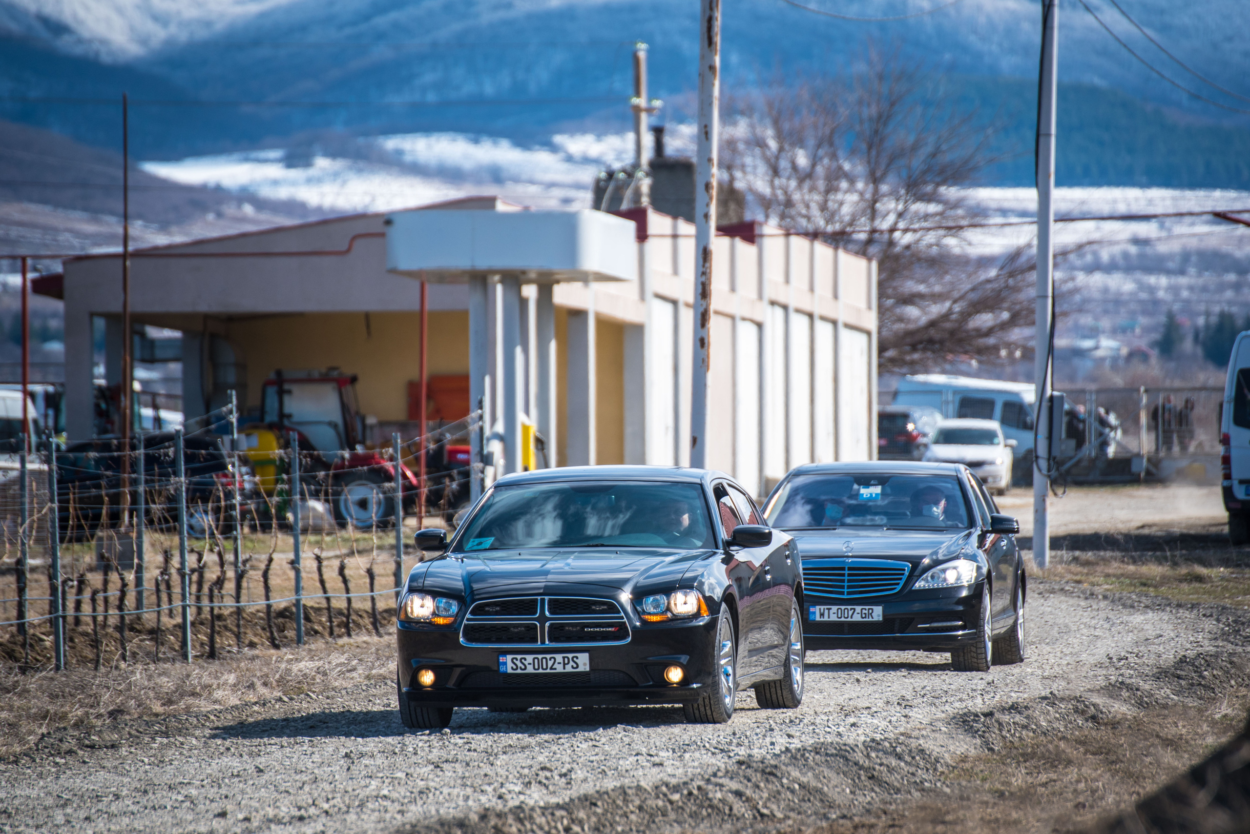 Photojournalism. Photographer in Tbilisi