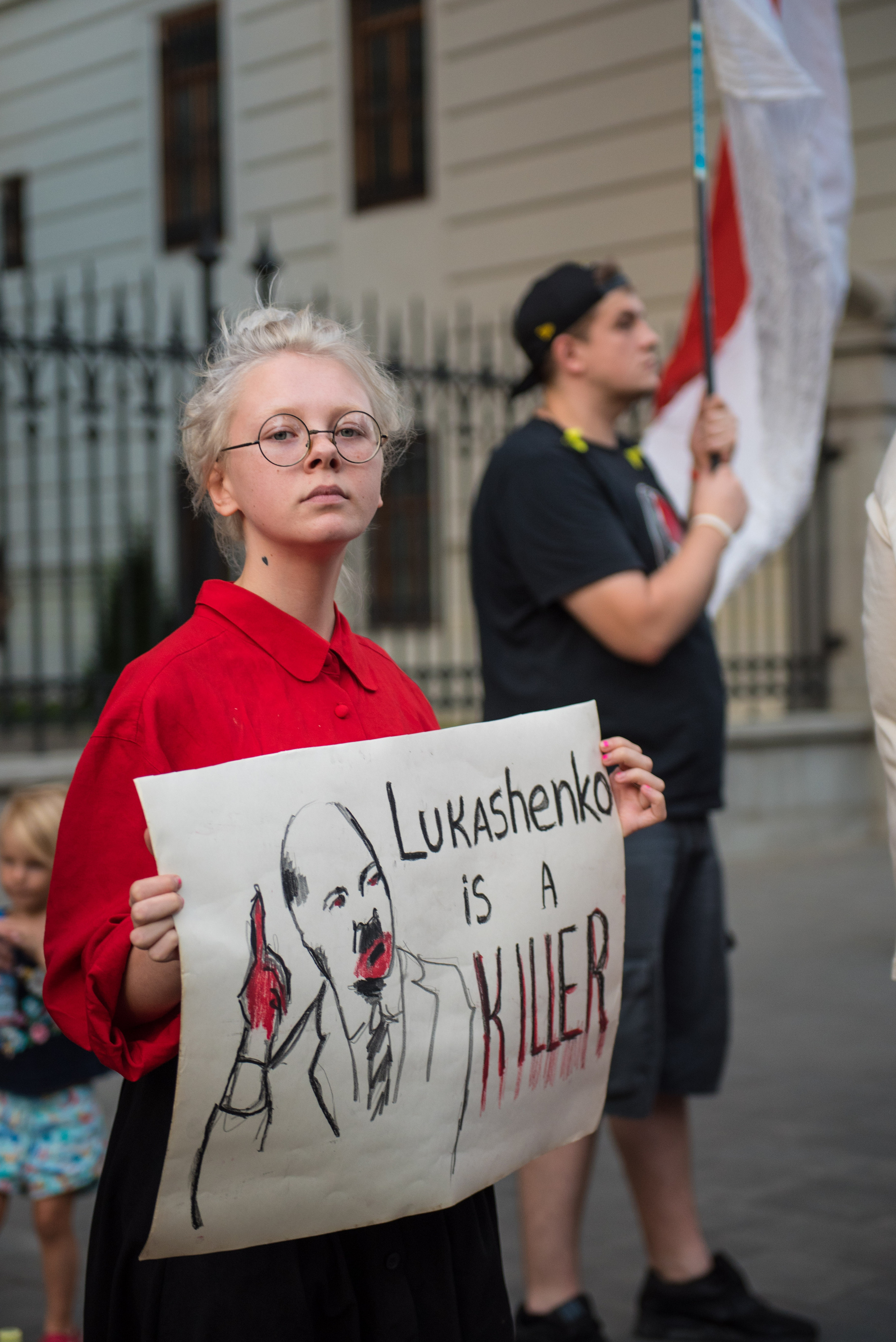Photojournalism. Photographer in Tbilisi