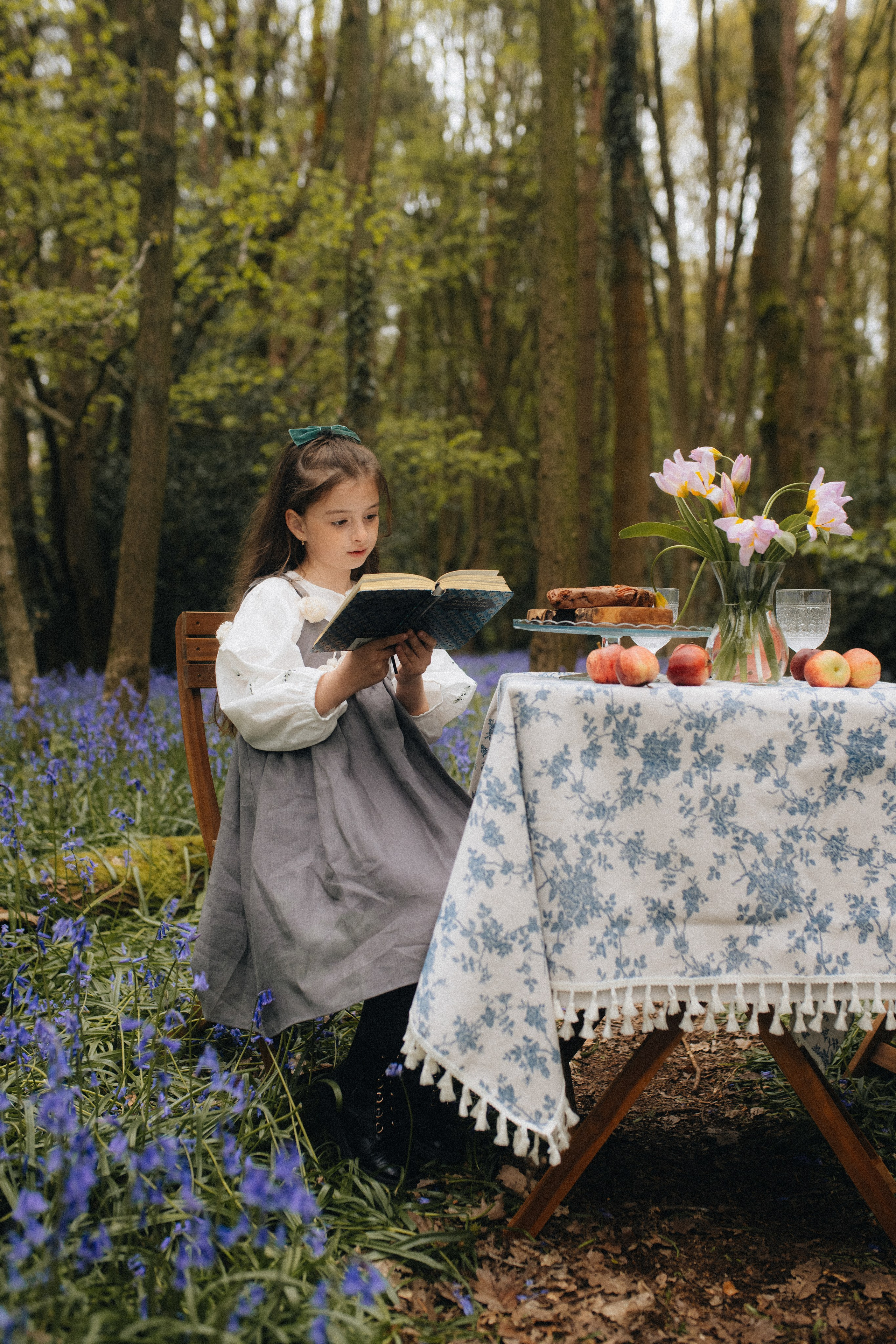 Bluebell family session. Tania Gandrabur, photographer in West Midlands, England