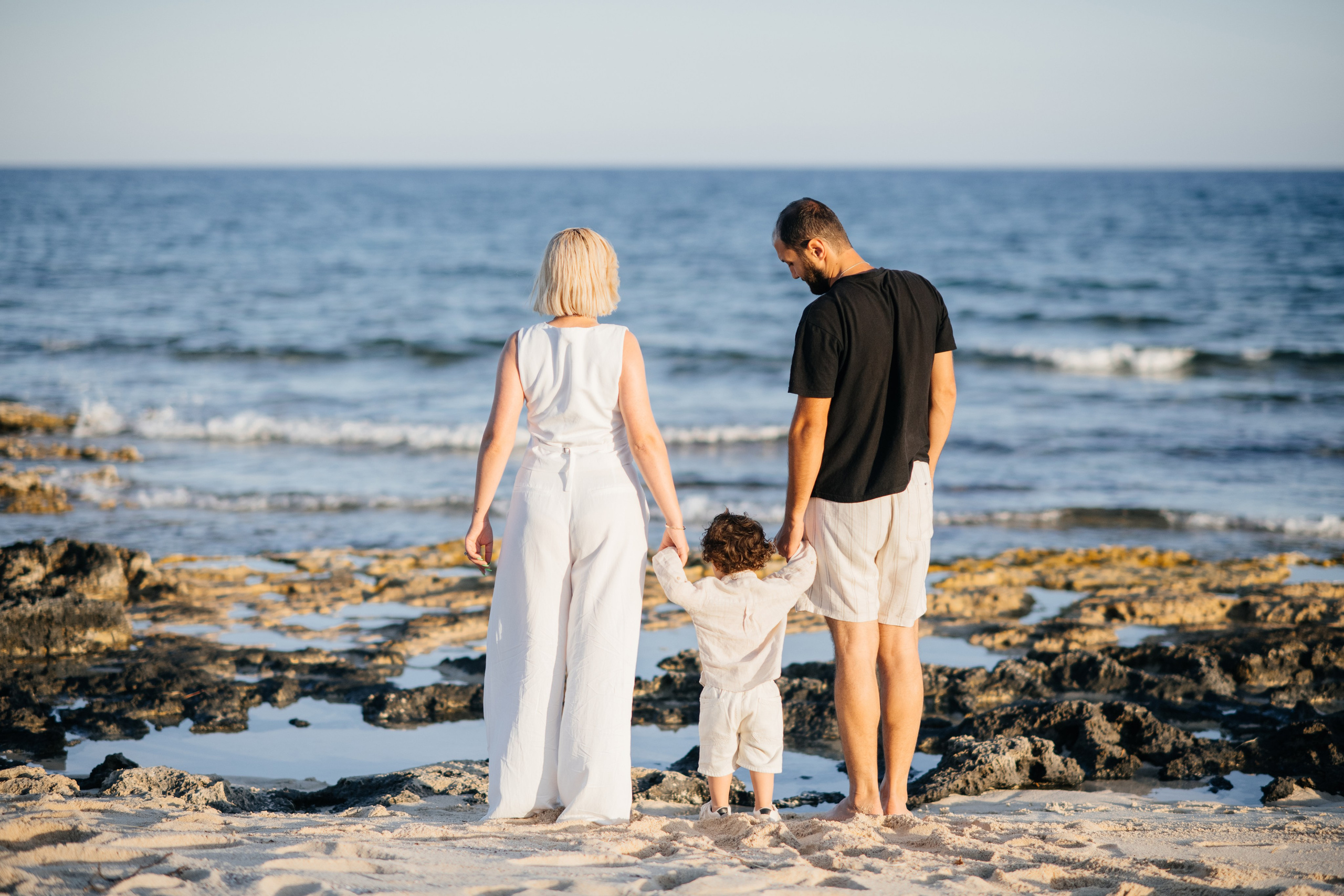 На пляже. Фотограф на Кипре