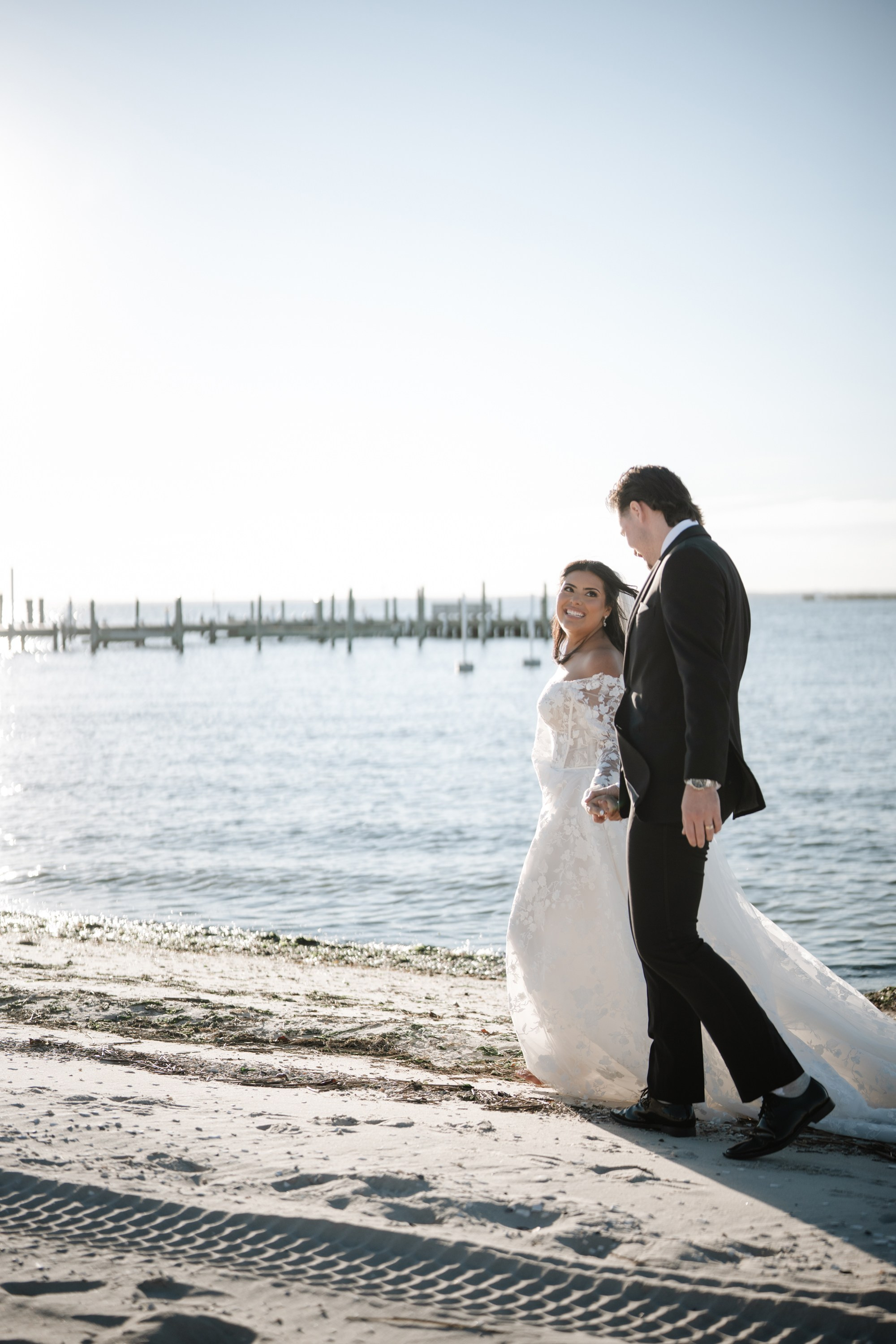 Christina and Ryan’s wedding. Long Beach Island, NJ. Portrait and wedding photographer in New York