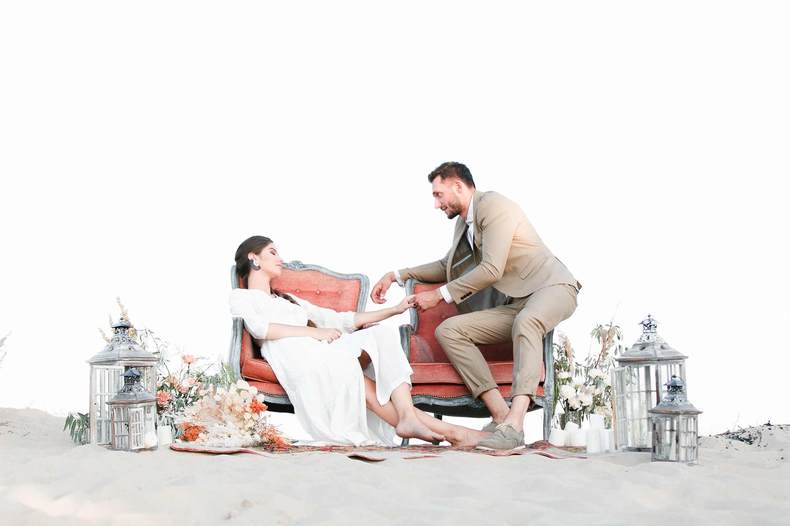 Beach wedding ceremony. Iurkovski PHOTOGRAPHY in Europe. Luxury destination weddings and events
