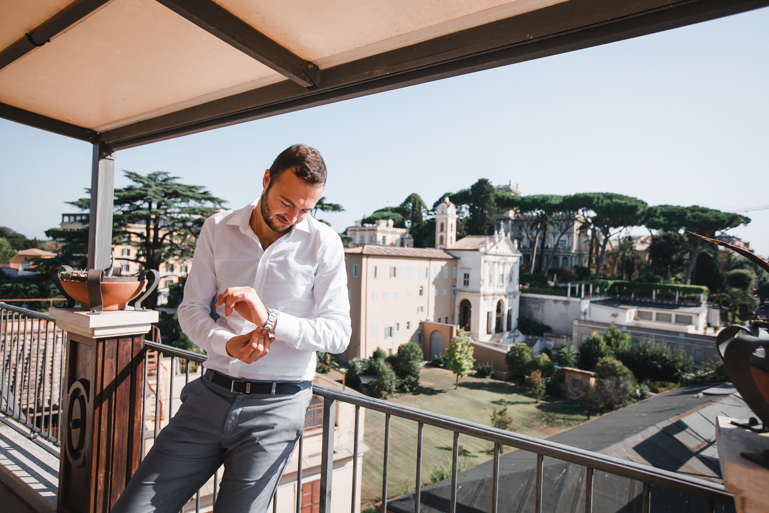 Trevi Fountain & Spanish steps Wedding Photowalk. Rome Penthouse Ceremony. Iurkovski PHOTOGRAPHY in Europe. Luxury destination weddings and events