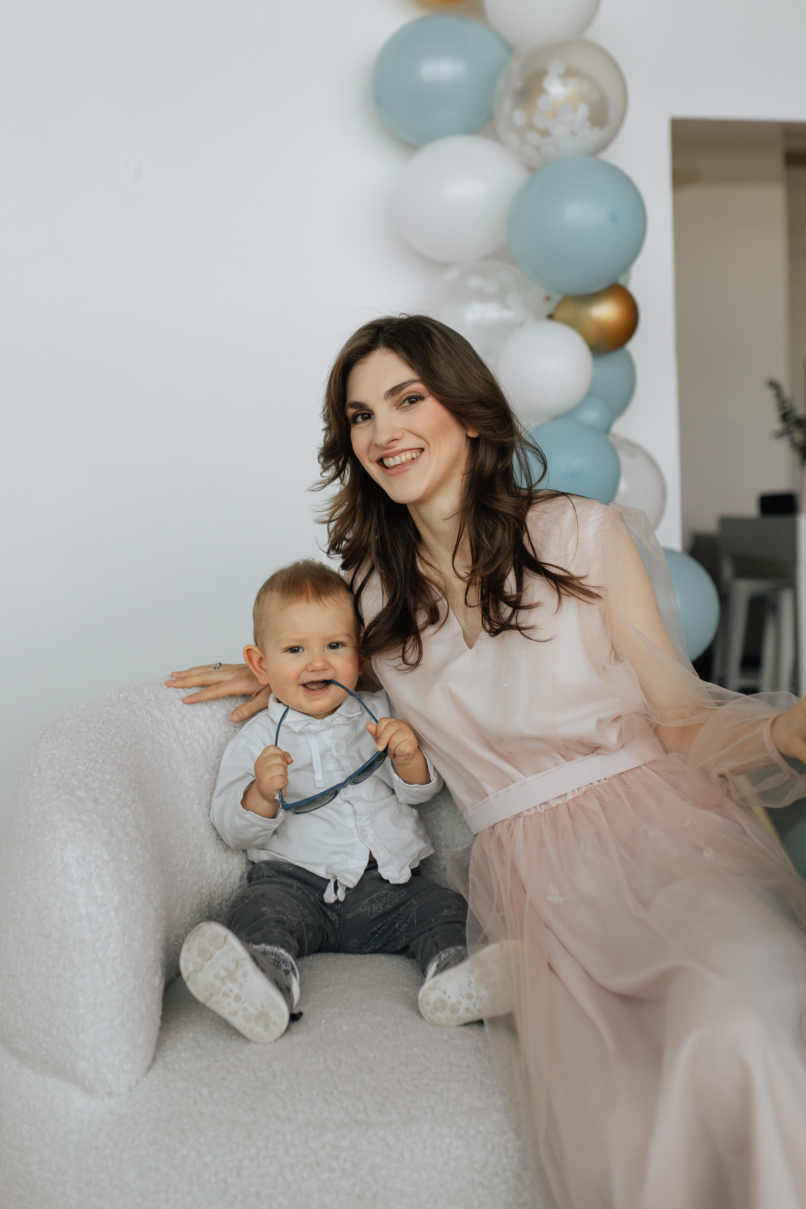 Aleksandr’s first birthday. Home