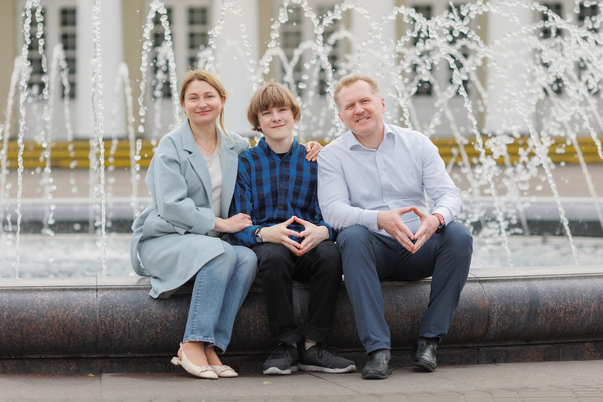 Большая семья вместе. Семейный и детский фотограф в Вильнюсе Светлана Наумова