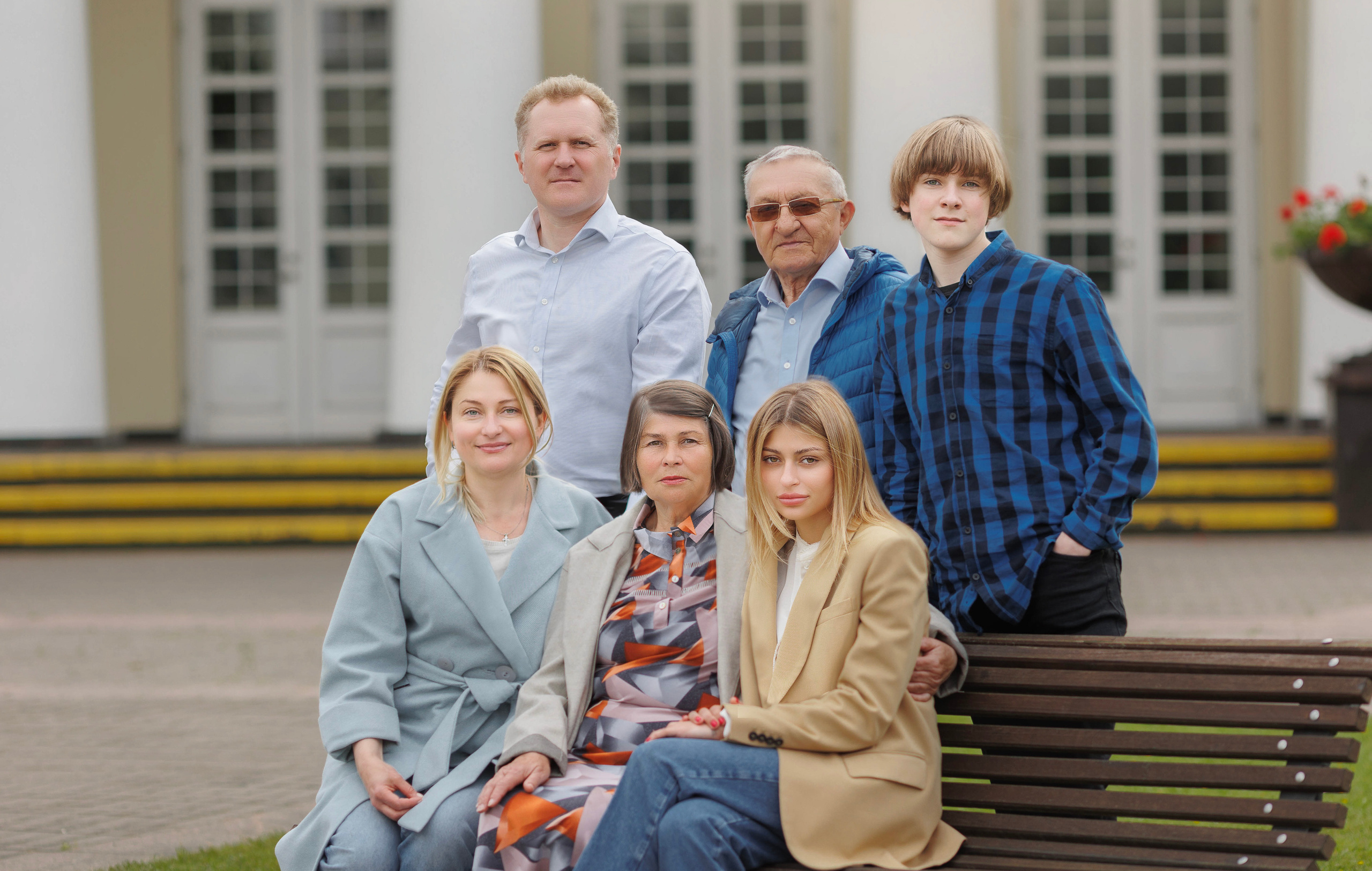 Большая семья вместе. Семейный и детский фотограф в Вильнюсе Светлана Наумова