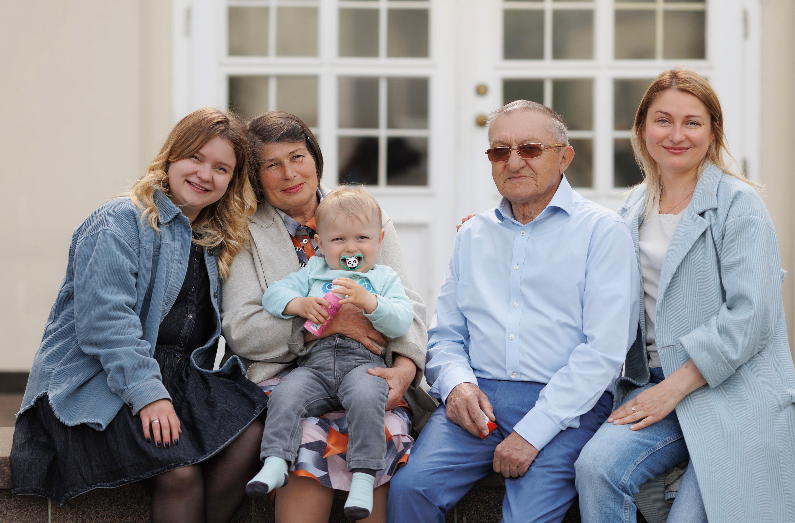 Большая семья вместе. Семейный и детский фотограф в Вильнюсе Светлана Наумова
