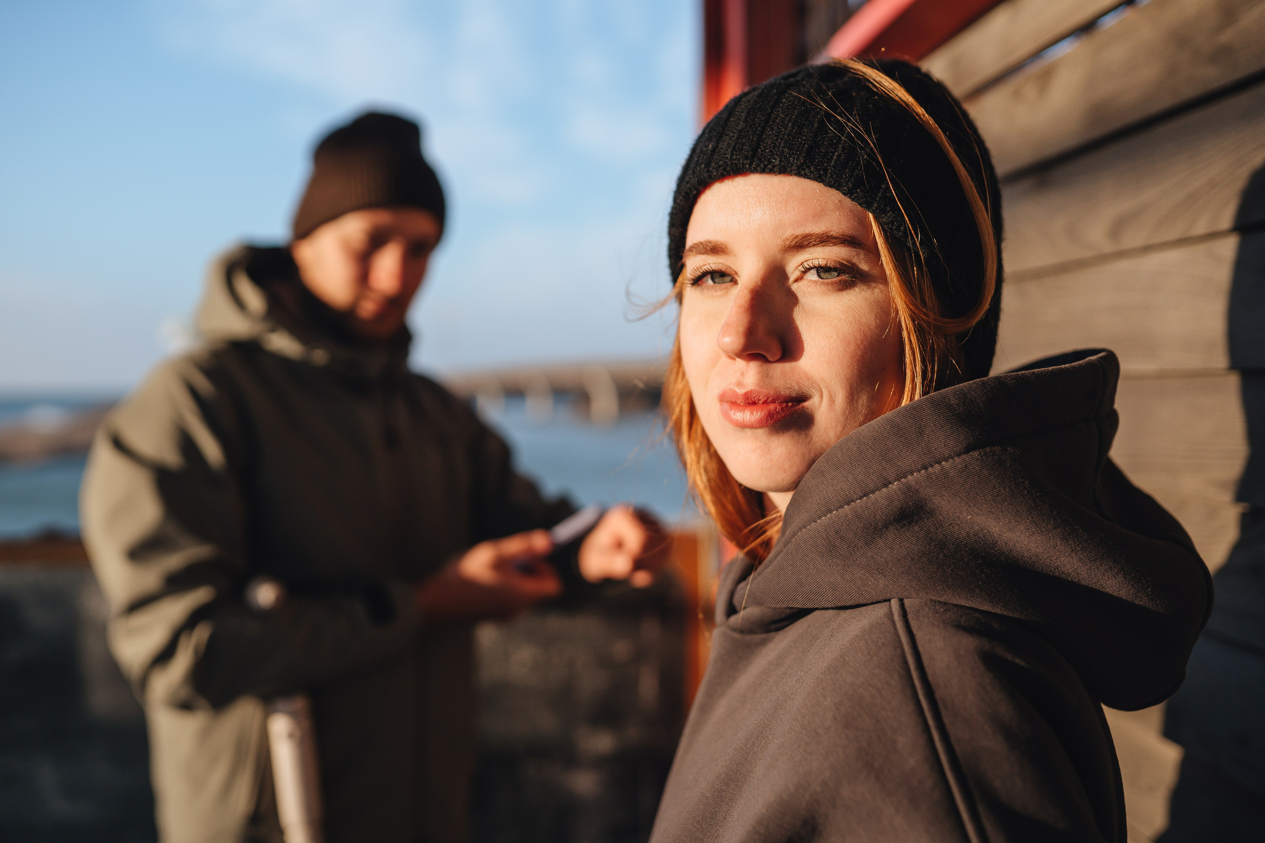 Photo backstage of clip shooting by photographer Denis Moiseev