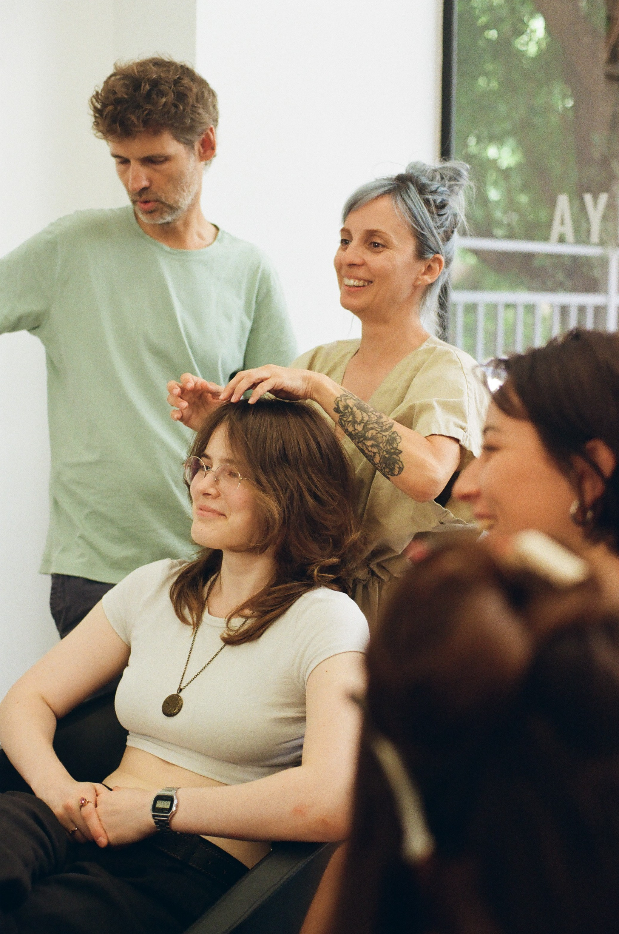 Master class “Haircut”. Film portrait photographer