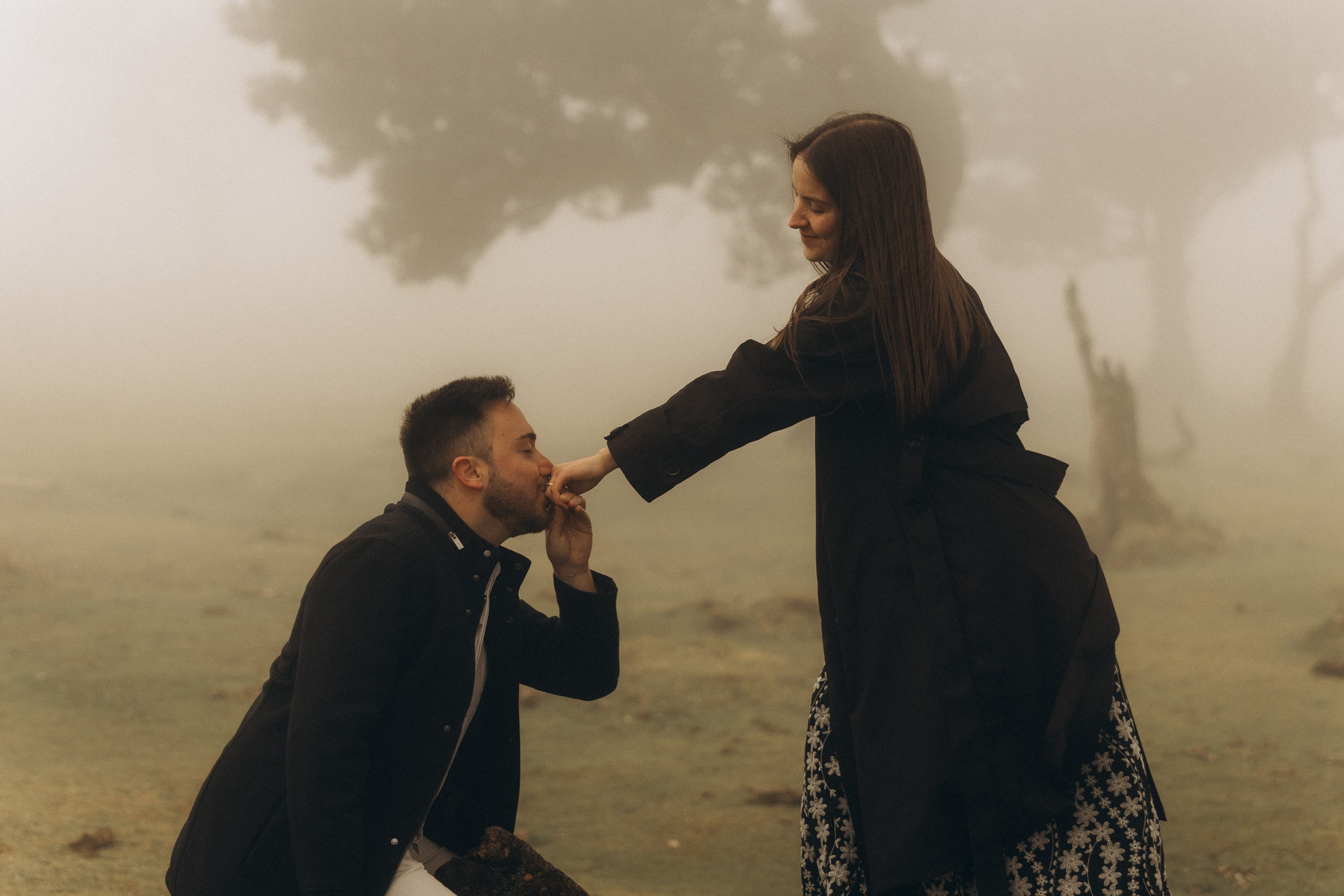 Couple photoshoot in Fanal Forest