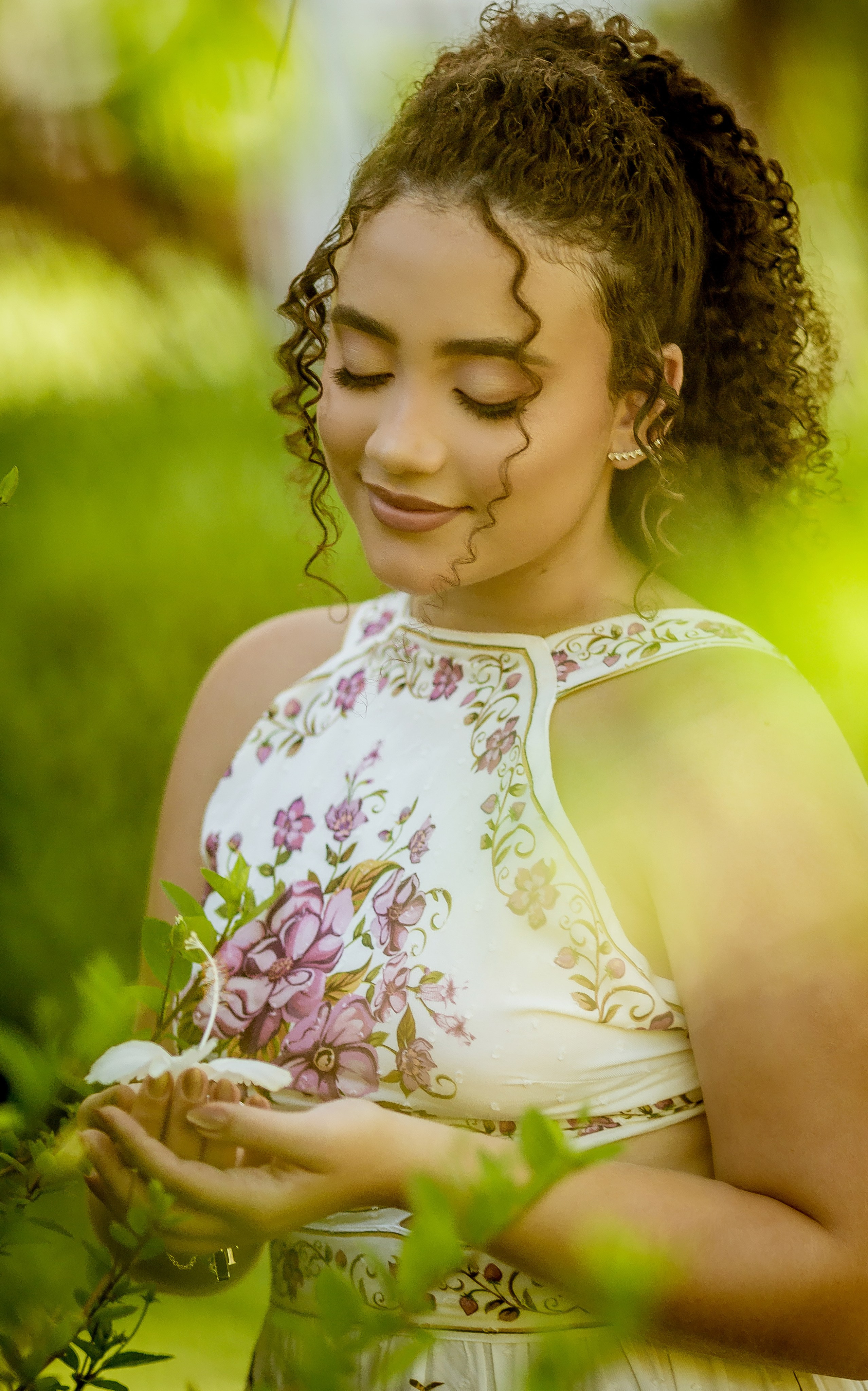 Ensaio XV Anos Mel (Tema Jardim). Flavio Nunes Fotografia (Fotografo especializado em Fotografia de 15 Anos e Ensaios)