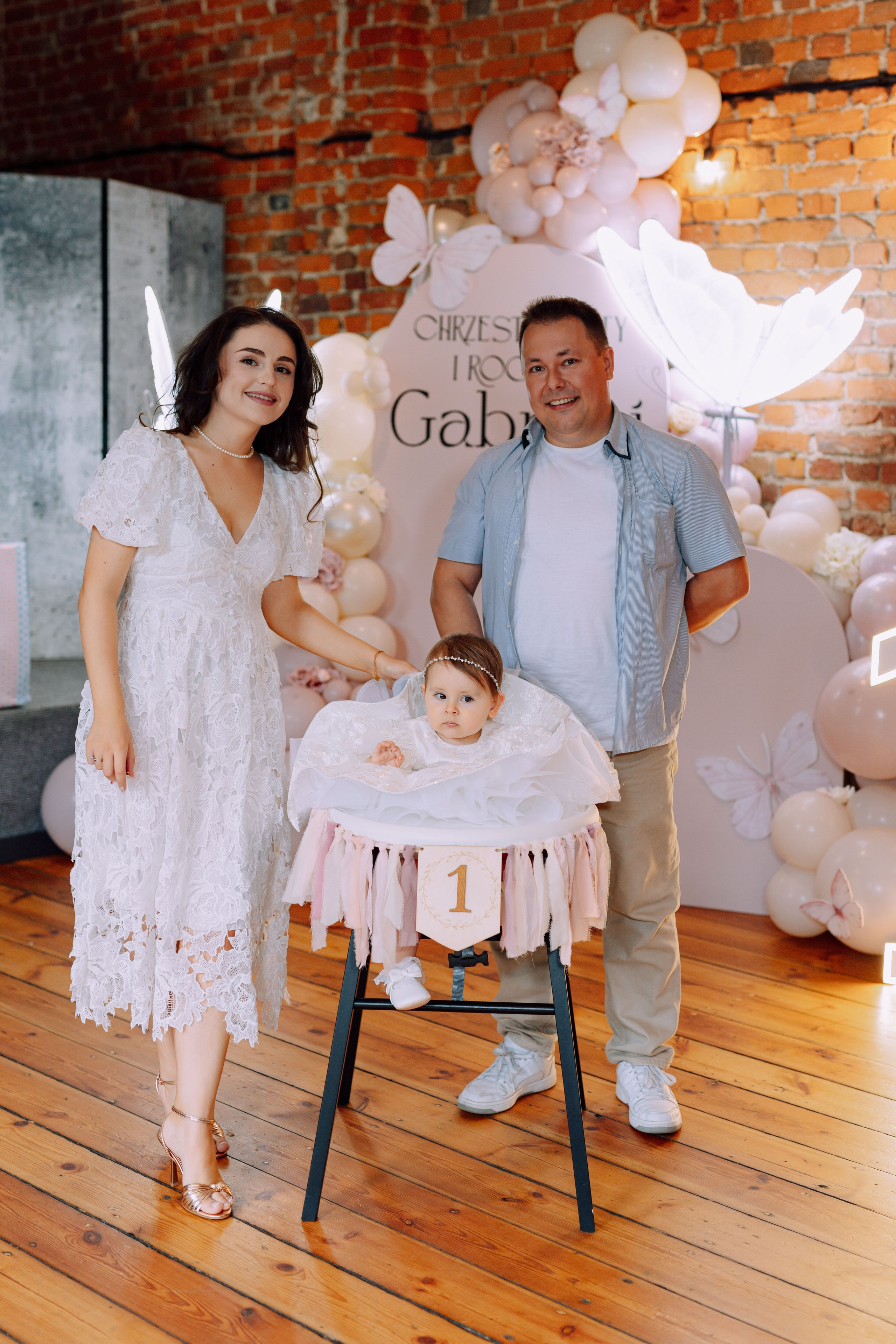 Chrzest Święty i roczek Gabrieli