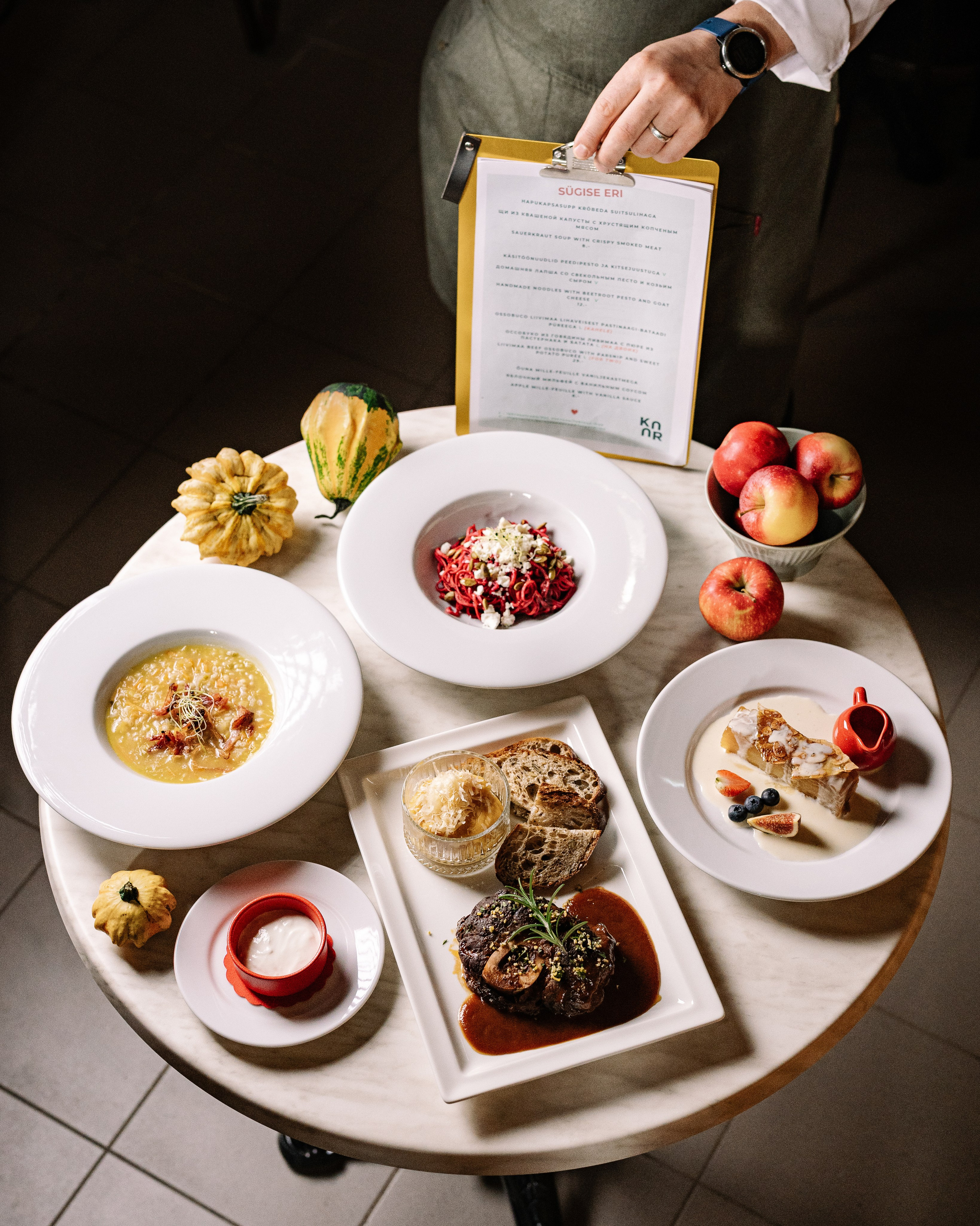 Food Photography Kohvik Kaar Autumn Menu 2025. Jelizaveta Gross - reportaaži- ja portreefotograaf Narvas