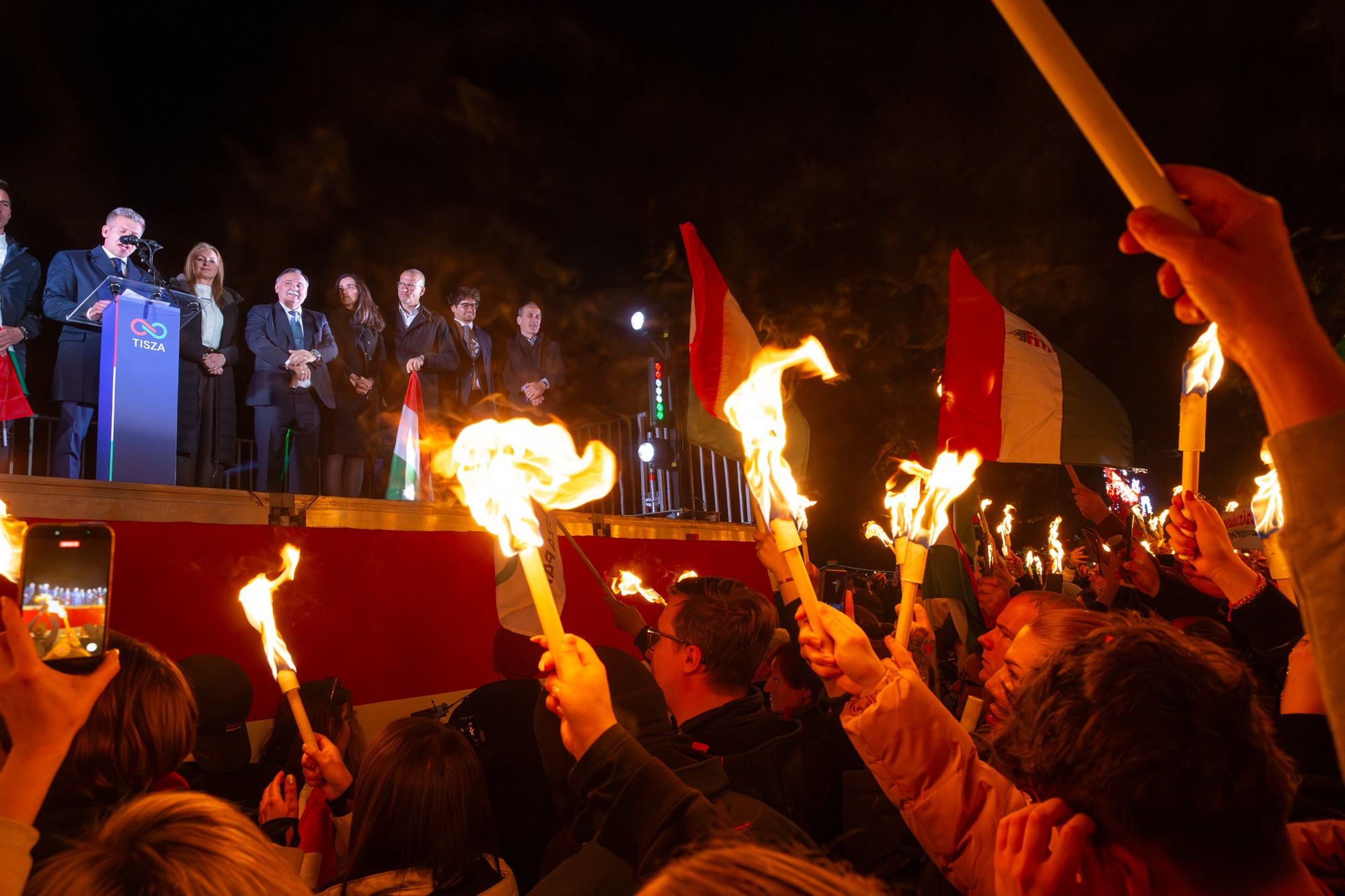 TISZA Victory Night, Hungary 2026. Photographer in Budapest  — Yura Knyazev