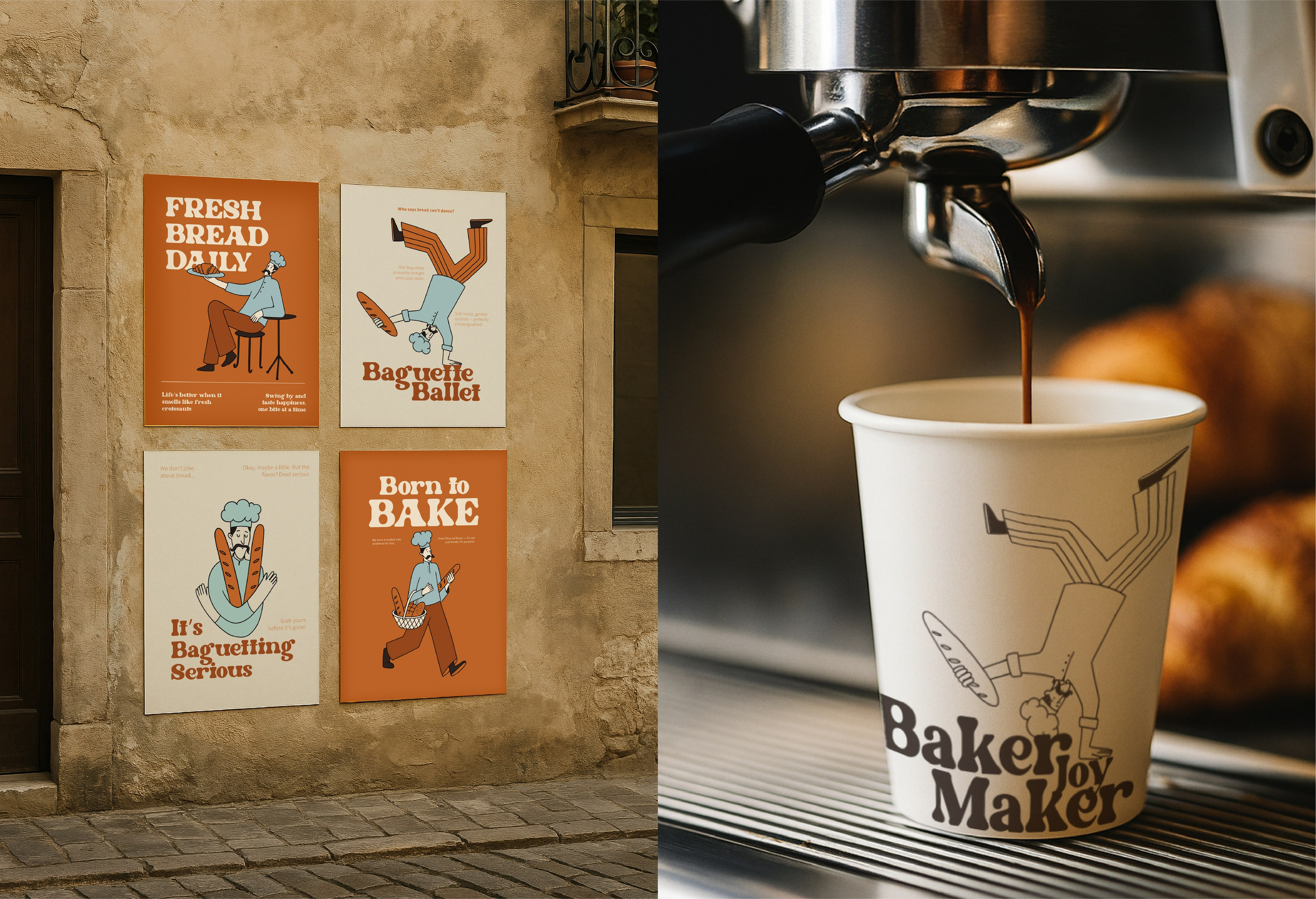 Baker Joy Maker. Helen Reveur | Illustrator & Brand Designer | Ready-Made & Custom Illustrations