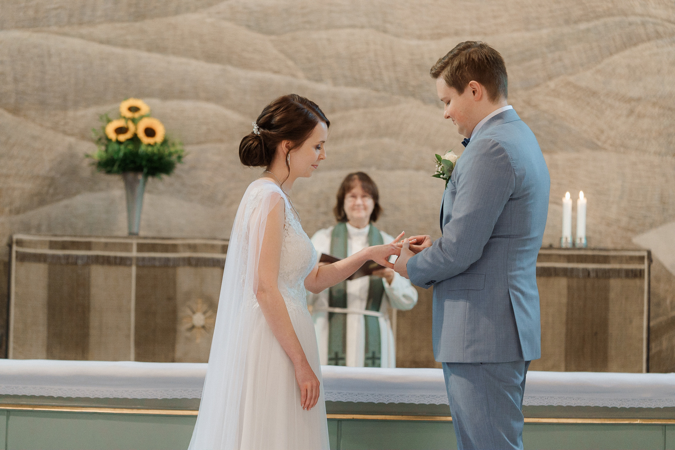 Salla&Antti, hääkuvaus Martin kirkko ja Juhlakartano Kappelinranta