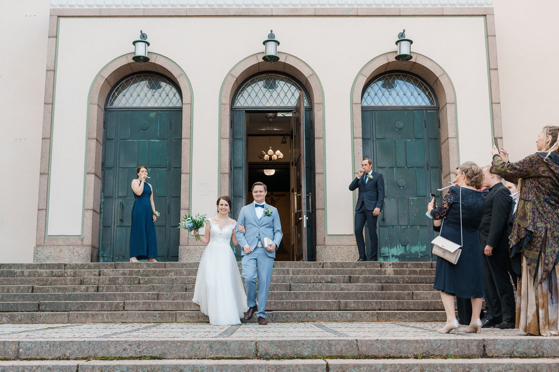 Salla&Antti, hääkuvaus Martin kirkko ja Juhlakartano Kappelinranta