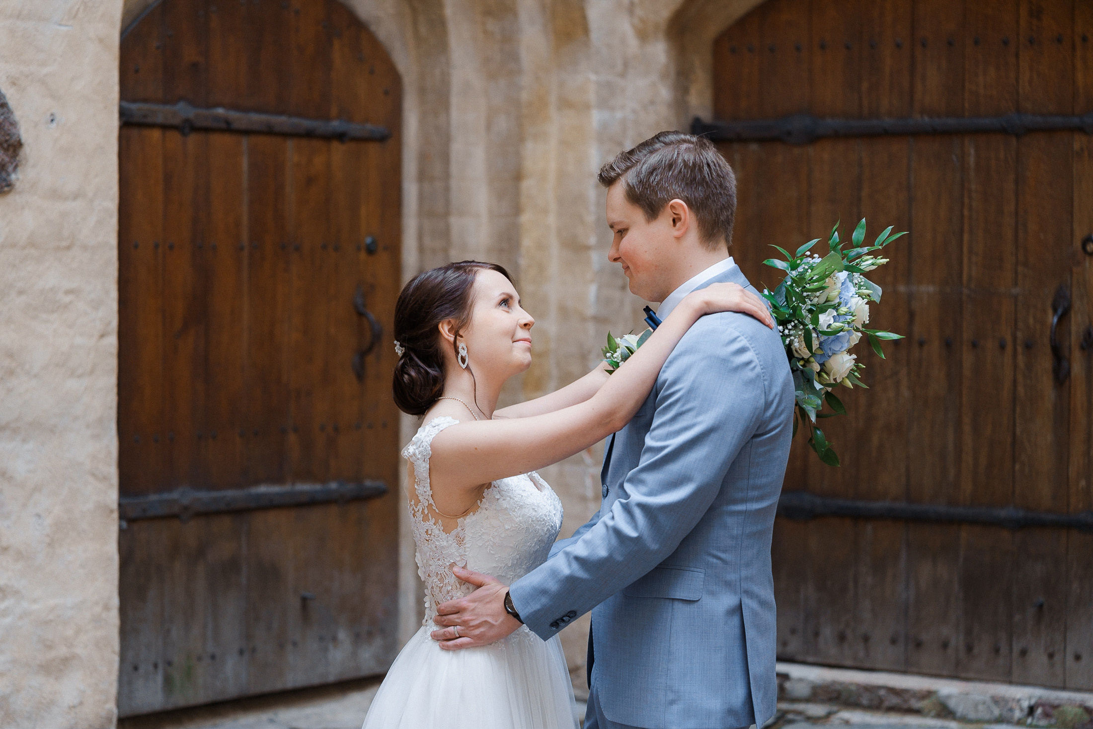 Salla&Antti, hääkuvaus Martin kirkko ja Juhlakartano Kappelinranta