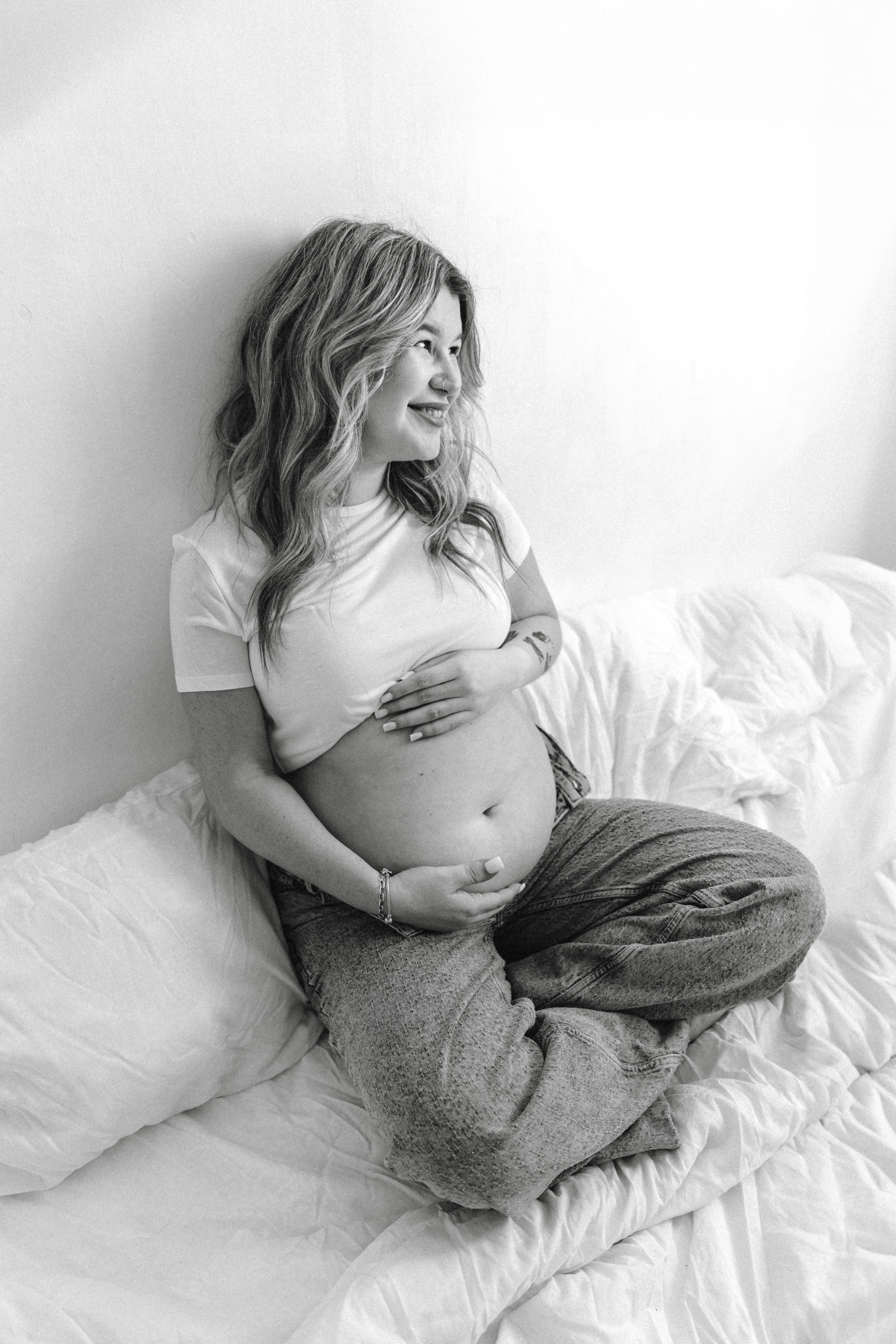 MATERNITY. Svitlana Miahka fotografa a Genova