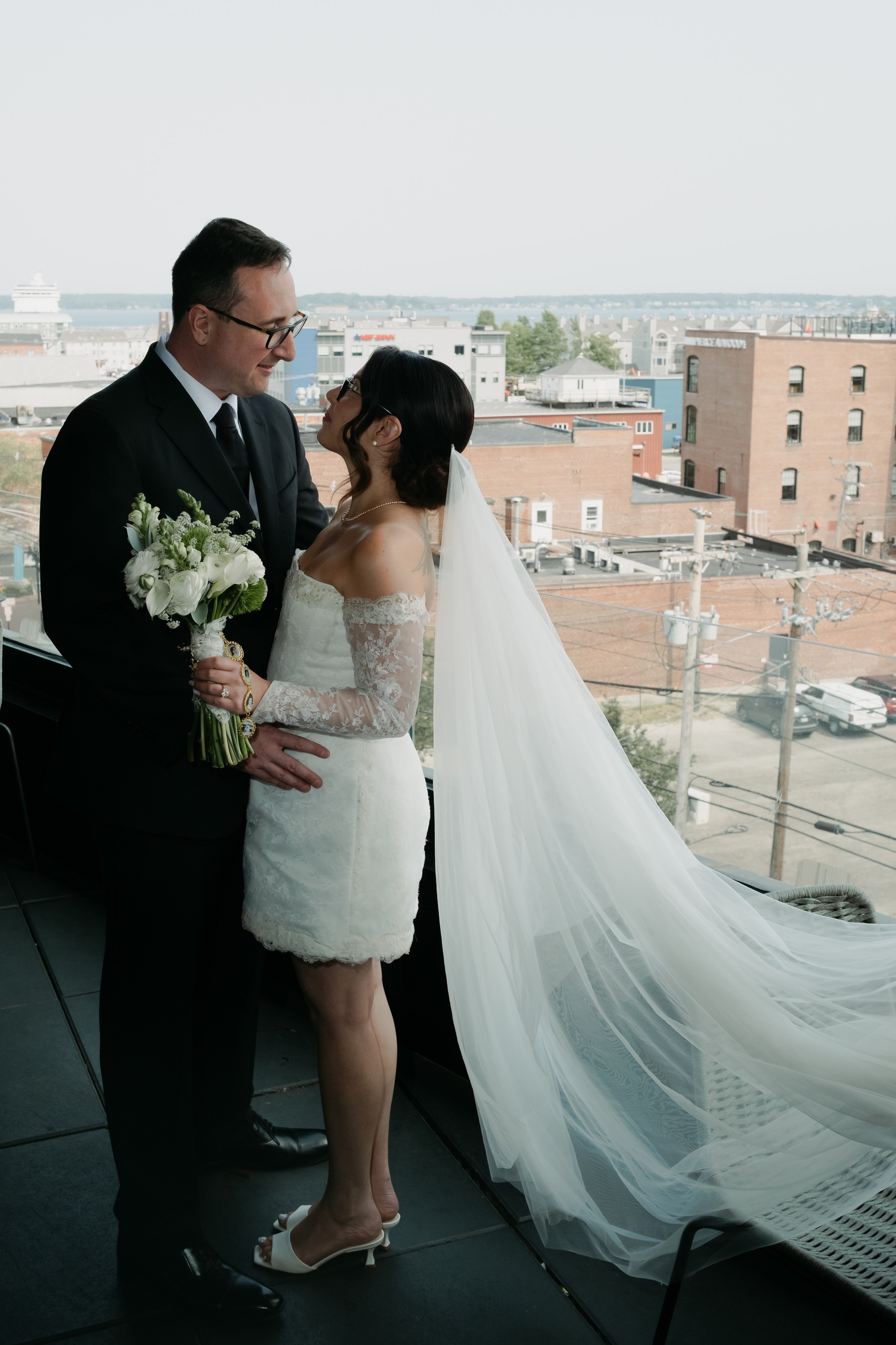 Ashley & Shawn | Intimate Wedding in Portland, ME