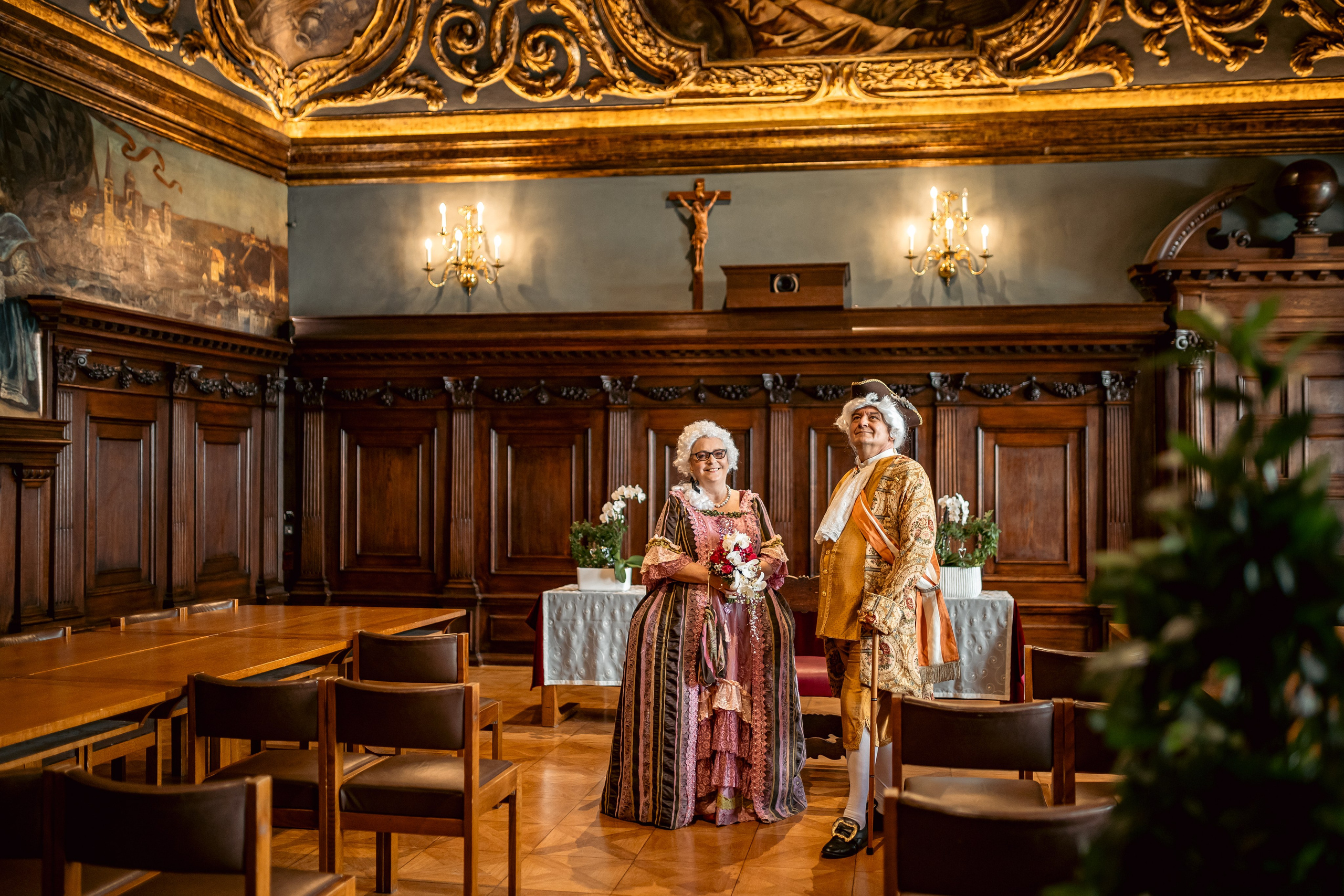 Hochzeit im Standesamt Passau, Freie Trauung in Passau, Hochzeit im kleinen Rathaussaal Passau