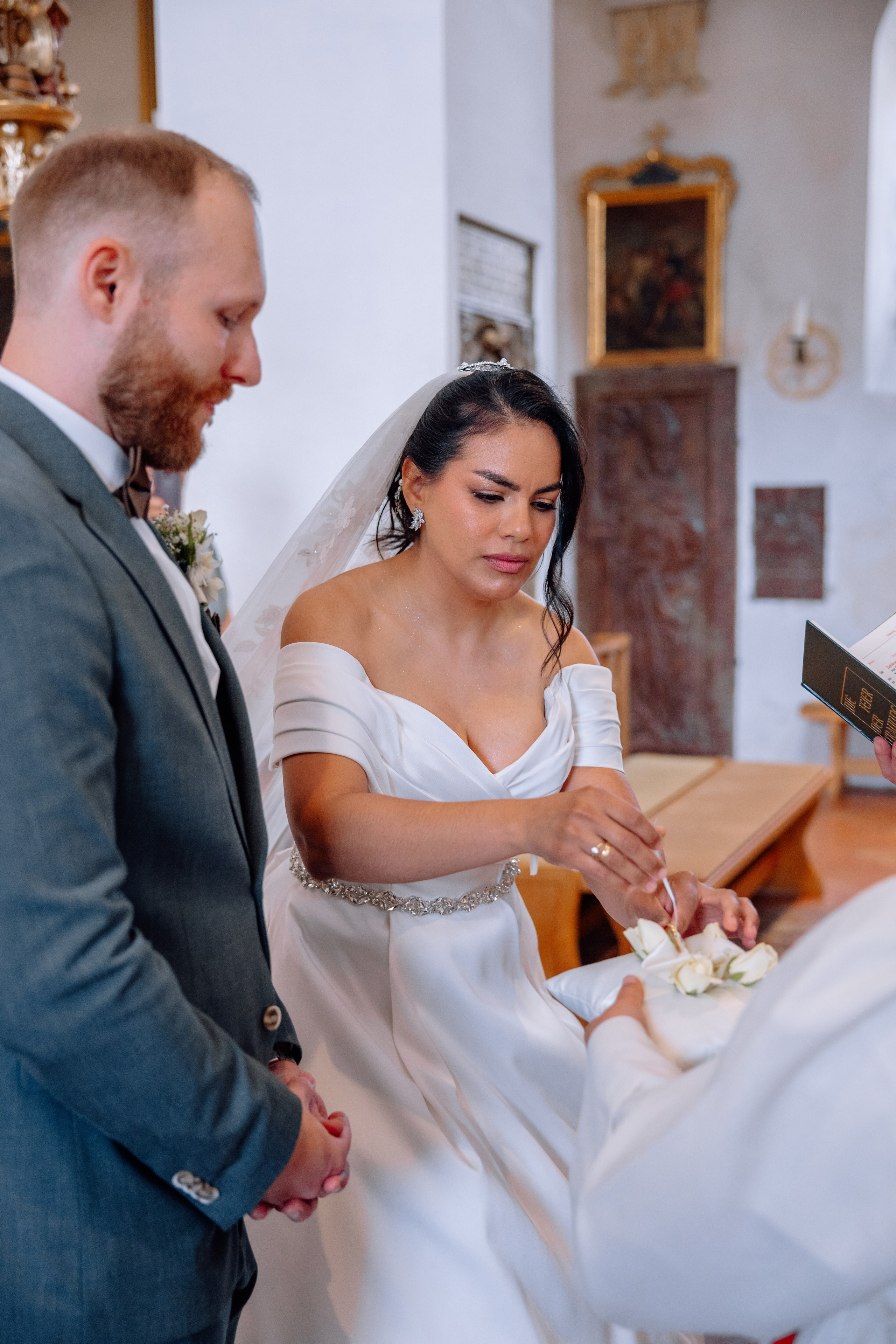 Deutsch-Venezolanische Hochzeit in Isen München. Hochzeitsfotograf München Taufe Familienfotograf Tanja Mauke