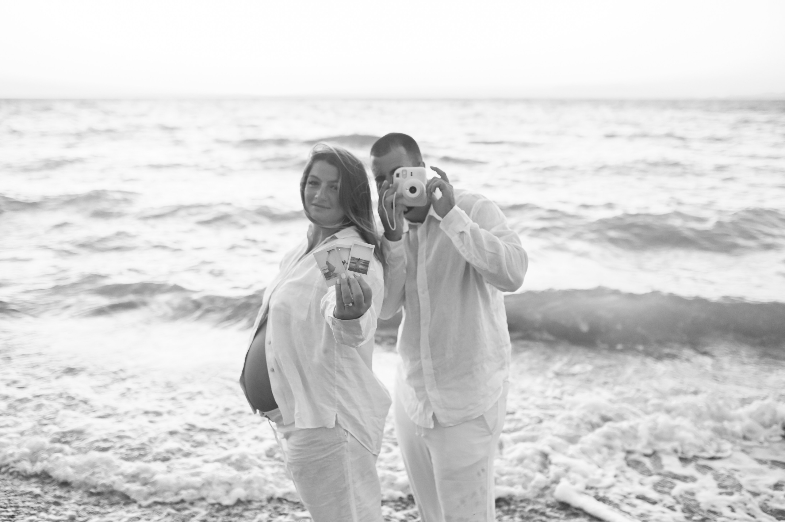 Romantic Beach Photoshoot in Rhodes — Couples & Maternity Photography at Sunset. Photographer in Rhodes Island