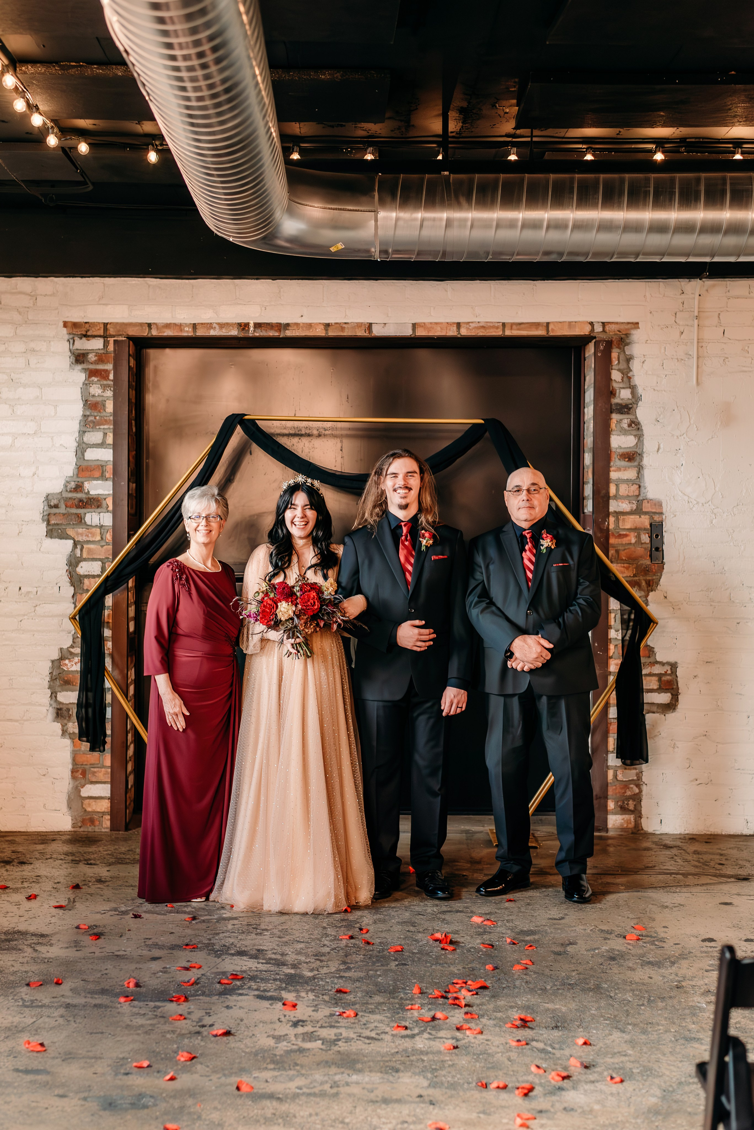 Bold & Dramatic Wedding at The Paper Mill on The Landing | Fort Wayne Wedding Photographer. Alexandria Danielle Photography | Fort Wayne & Indianapolis Wedding Photographer